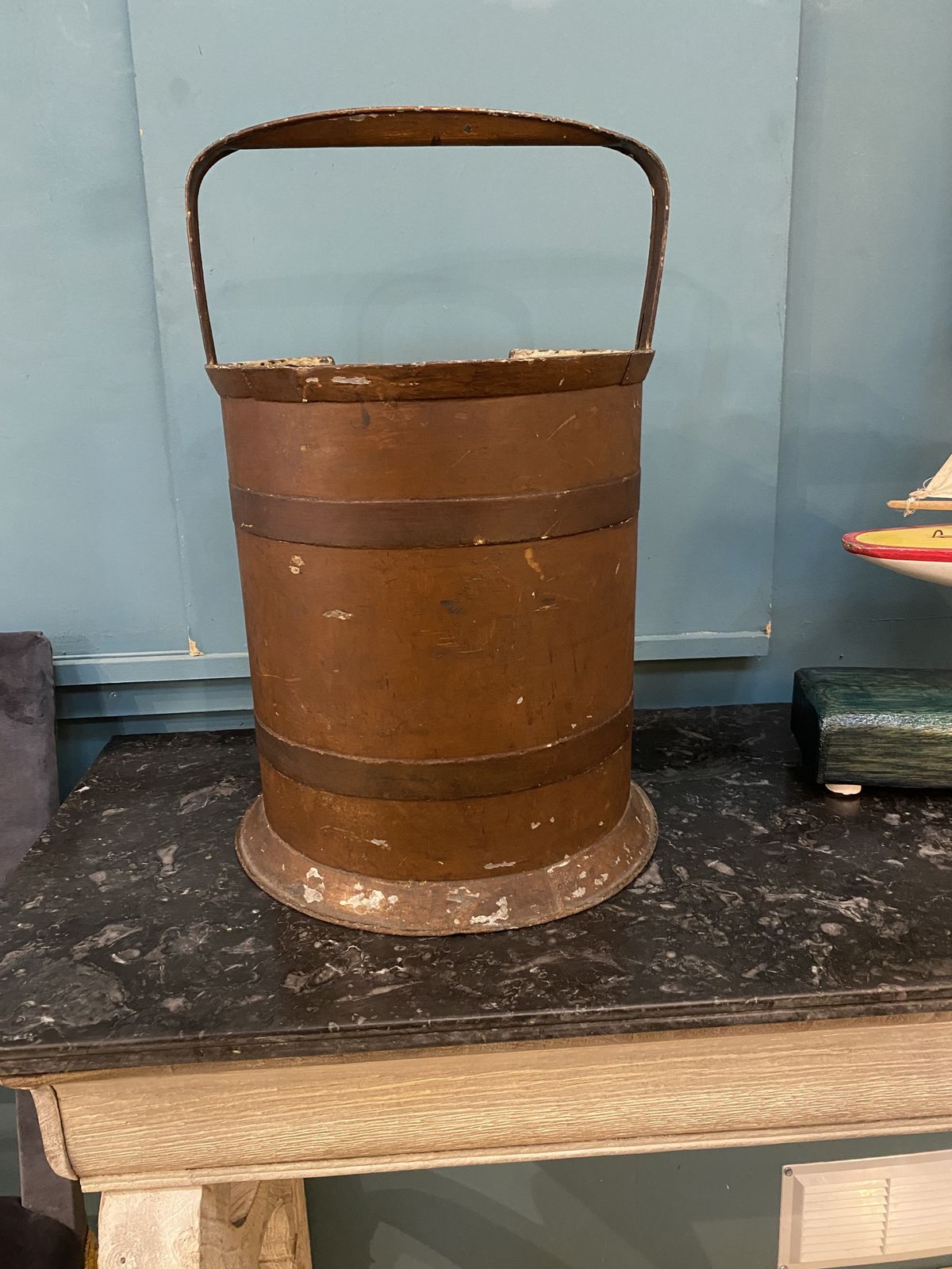 A Regency Toleware Campaign Plate Bucket Circa 1815 photo Home Fixtures