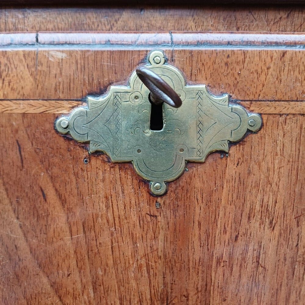 Beautiful Early 18th Century Walnut Chest On Chest photo vintage