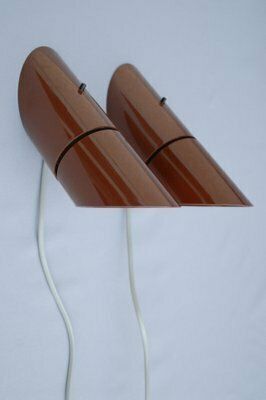 Phister Wall Lamps By Hans Due For Fog & Mørup, 1970s, Set Of 2 photo buy
