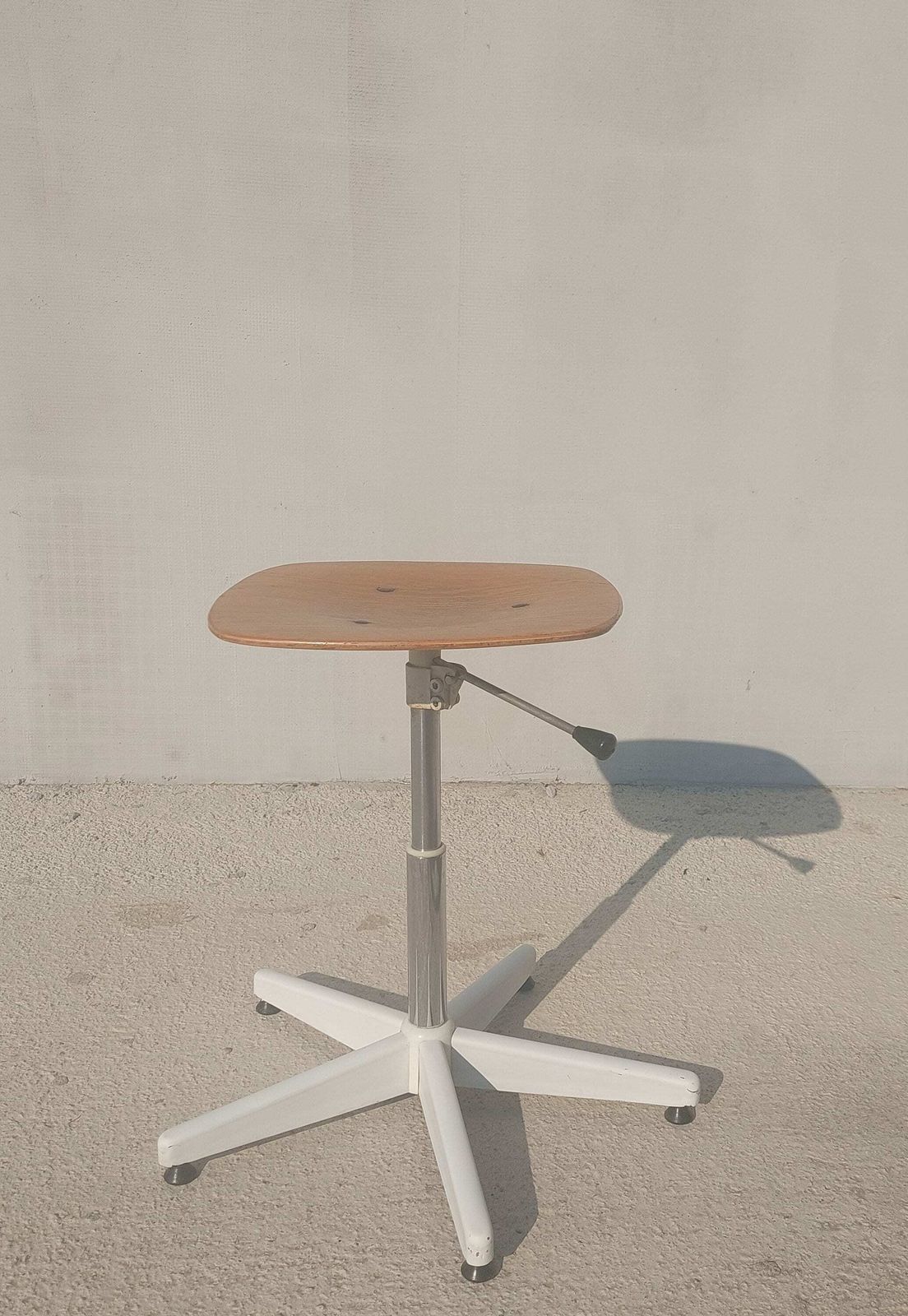 Mcm Industrial Swivel Chair/ Vintage Industrial Swivel Adjustable Chair /Mcm Interior/ Industrial Design/ Designer Chair/ Stol Kamnik /60's