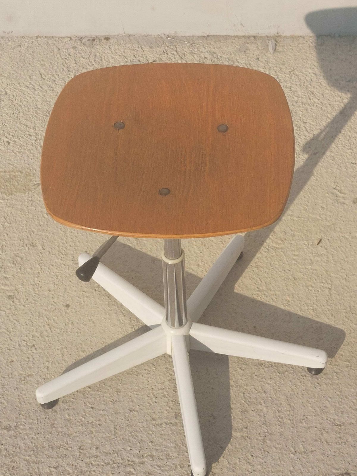 Mcm Industrial Swivel Chair/ Vintage Industrial Swivel Adjustable Chair /Mcm Interior/ Industrial Design/ Designer Chair/ Stol Kamnik /60's photo vintage