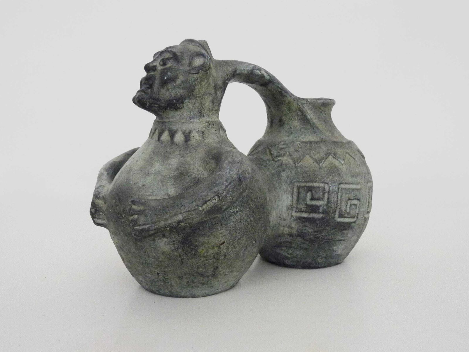 Zoomorphic Ceramic Vase Partenon Spain 1950s