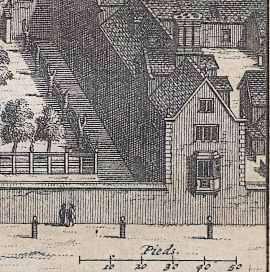 Pieter Van Der Aa, Sidney Sussex, Cambridge Engraving Pieter Van Der Aa After David Loggan 1727 photo 286.0