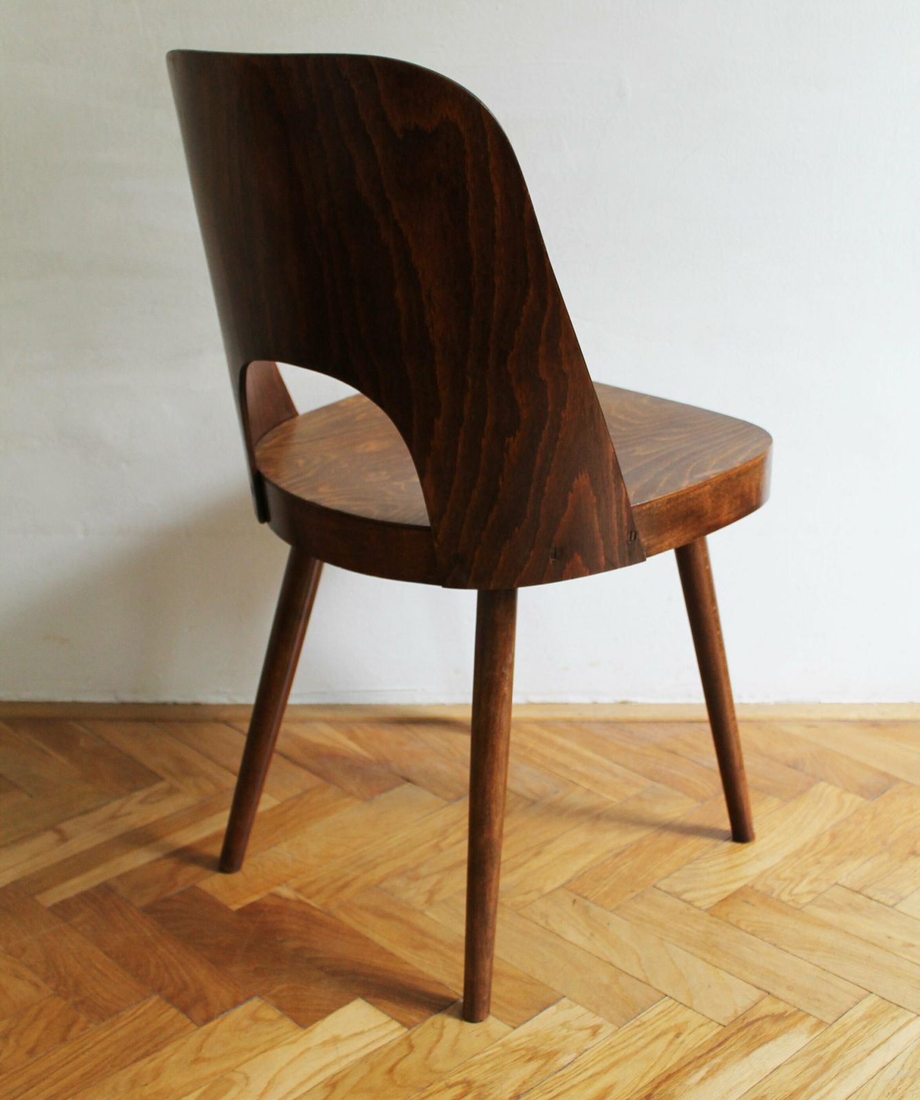 Mid Century Dining Chair No.515 By Oswald Haerdtl For Ton Company photo vintage