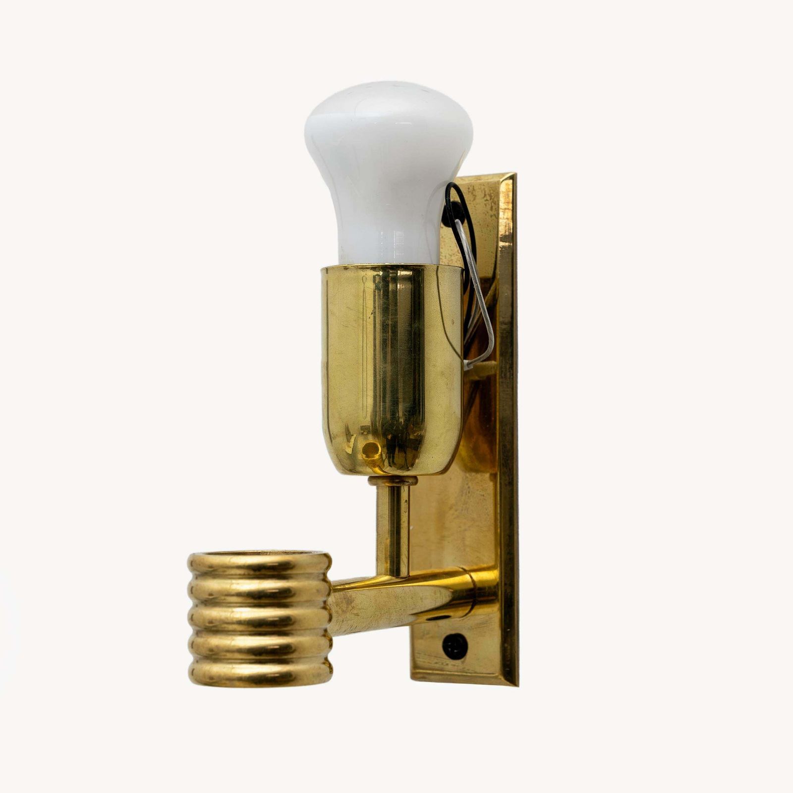 photo furniture Pair Of Barovier & Toso Style Mid Century Modern Murano Glass Gold Leaf Sconces
