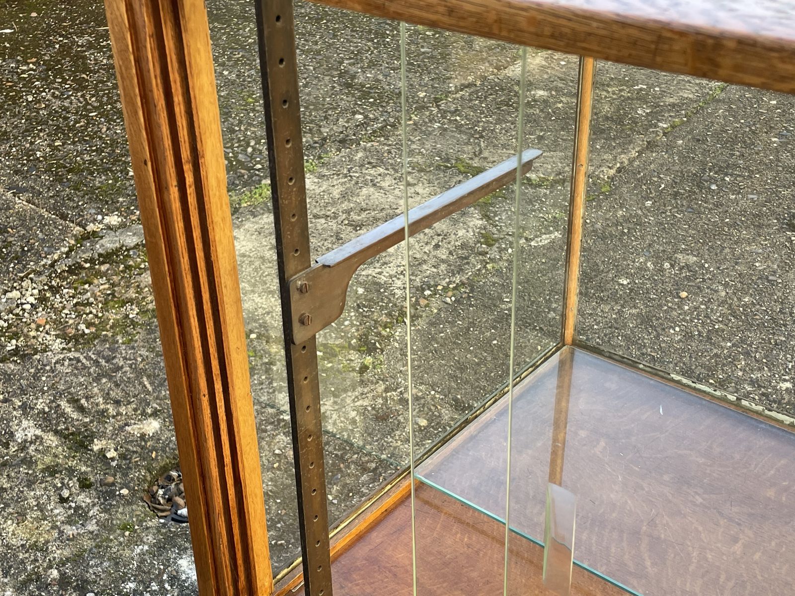 Shop Display Cabinet   Oak And Glass   Circa 1930's photo 220.0