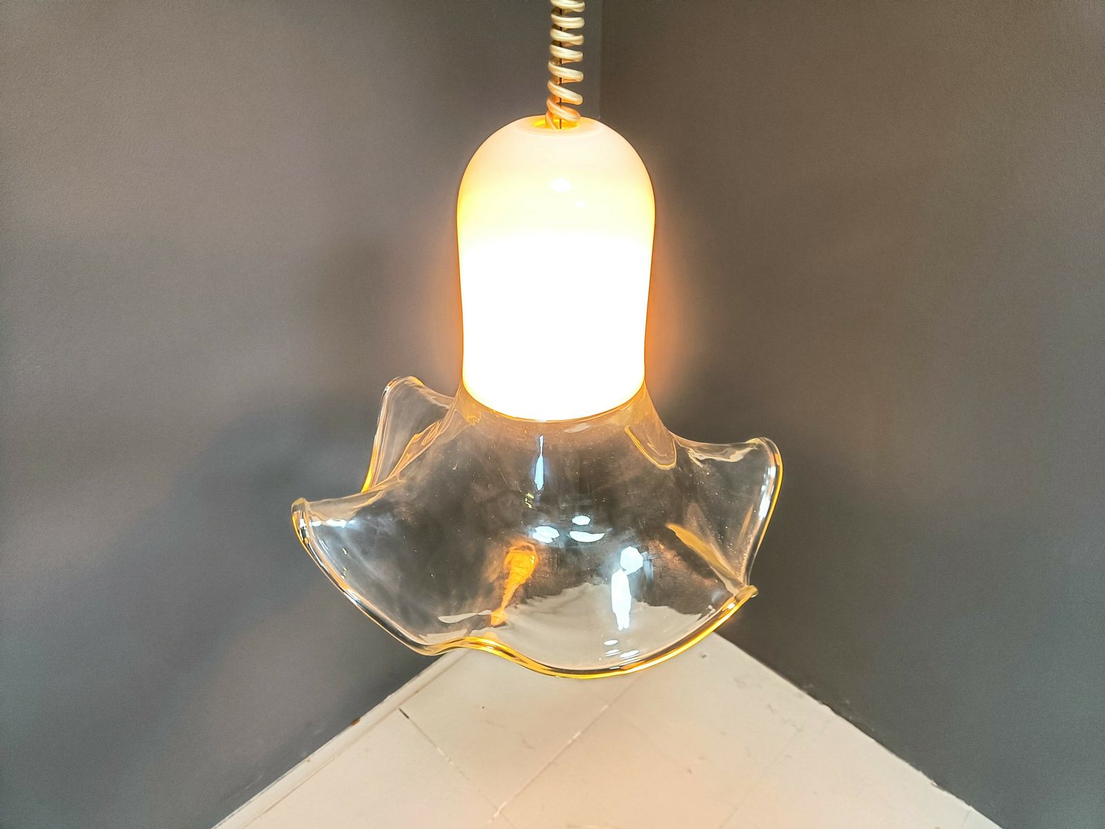 photo buy Murano Pendant Light By Roberto Pamio & Renato Toso, 1970s For Leucos