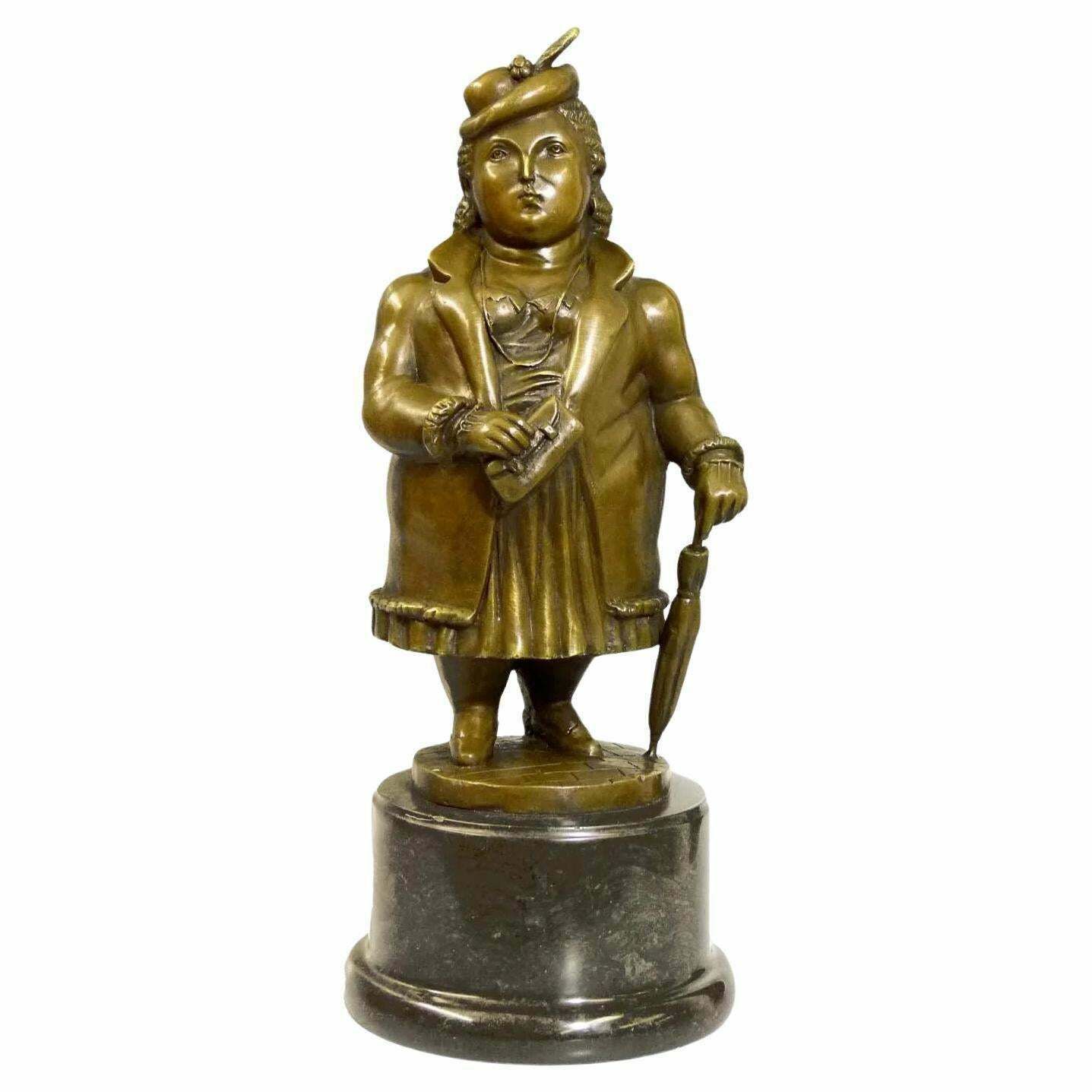 Sculpture In Patinated Bronze After Fernando Botero, 21st Century.