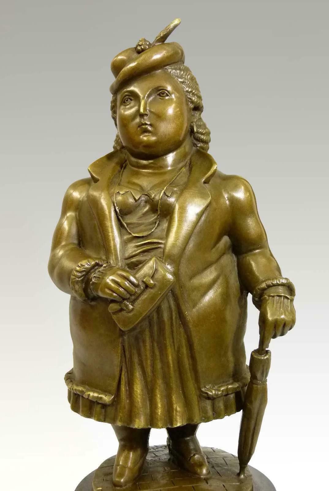 Sculpture In Patinated Bronze After Fernando Botero, 21st Century. photo 2433.0