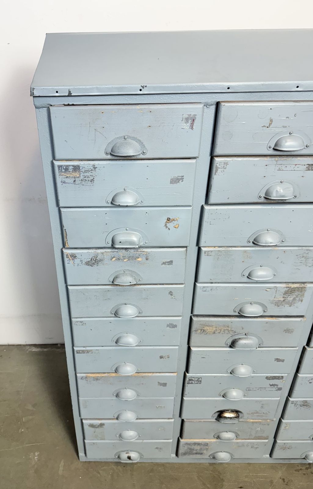 photo furniture Grey Industrial Chest Of Drawers, 1960s, 2x