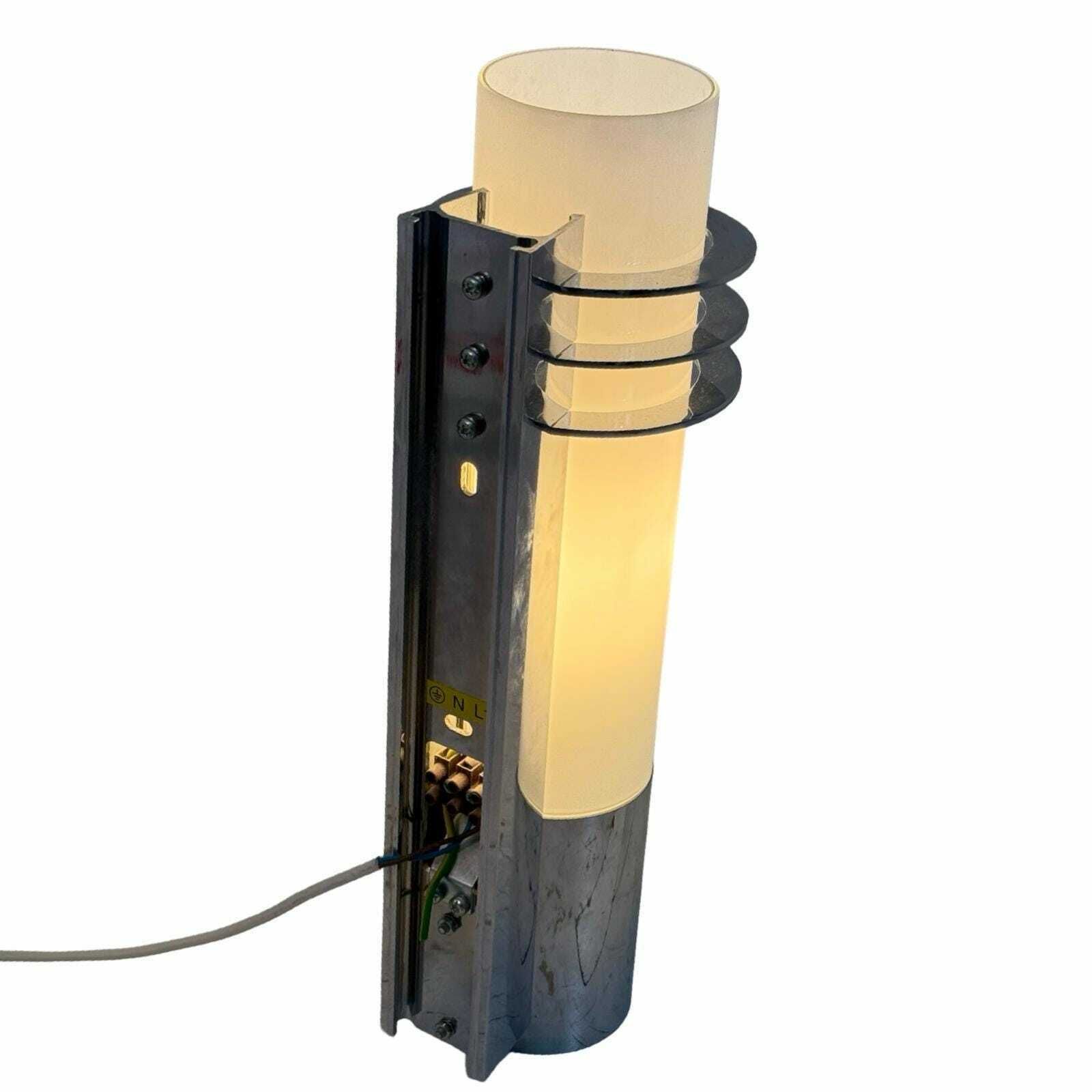 Glashütte Limburg   Wall Sconce (Available As Set)   Contemporary   Dutch Design   Opaline Glass Lamp On Chrome Base photo Lighting