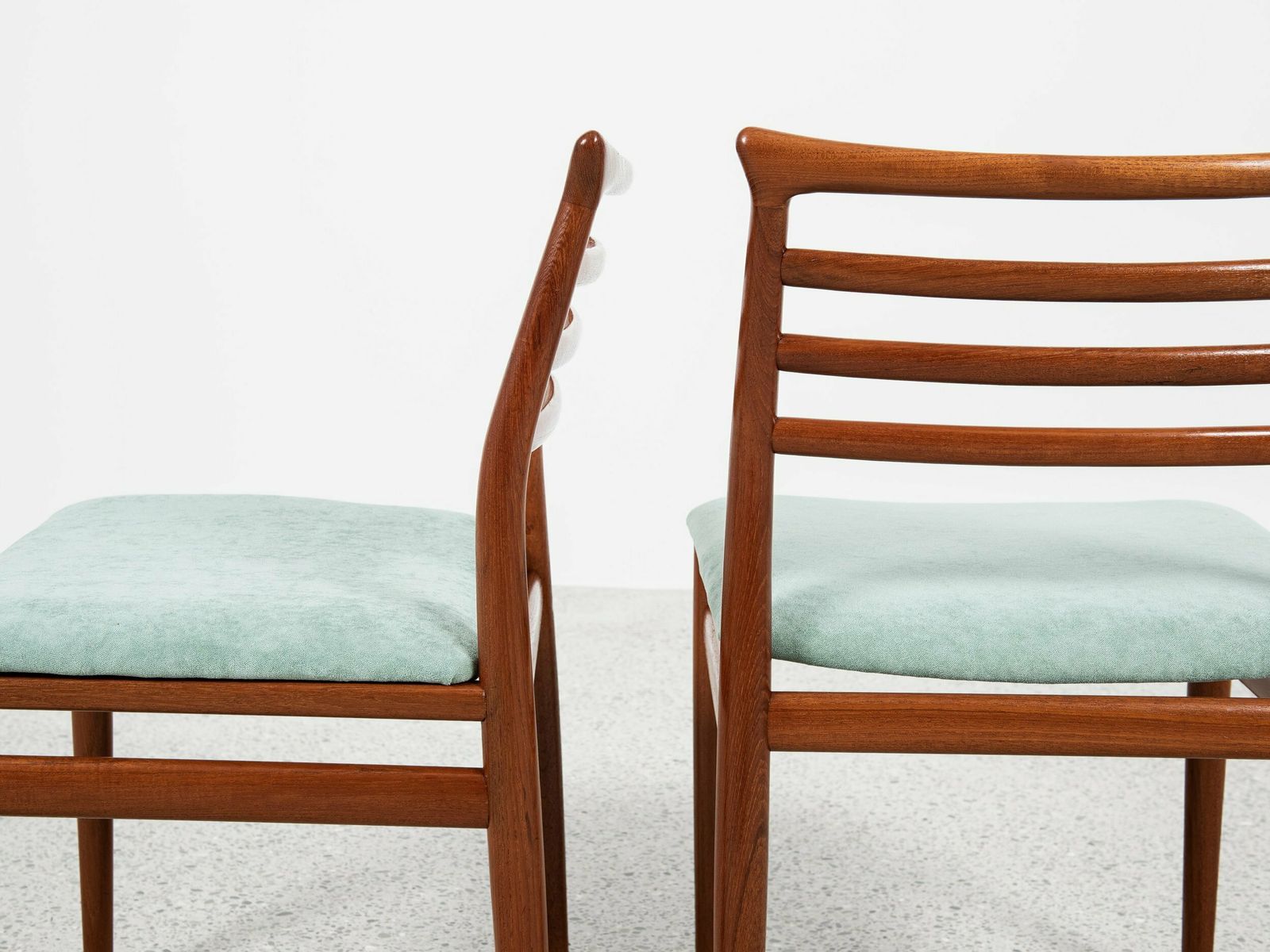 Midcentury Danish Set Of 6 Dining Chairs In Teak By Erling Torvits For Sorø Stolefabrik 1960s photo vintage