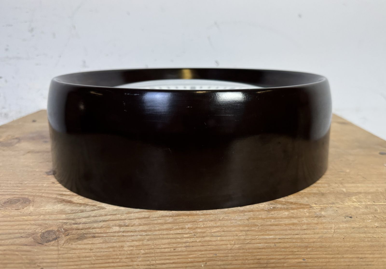 Industrial Bakelite Factory Wall Clock From Pragotron, 1960s, 9x photo 279.0