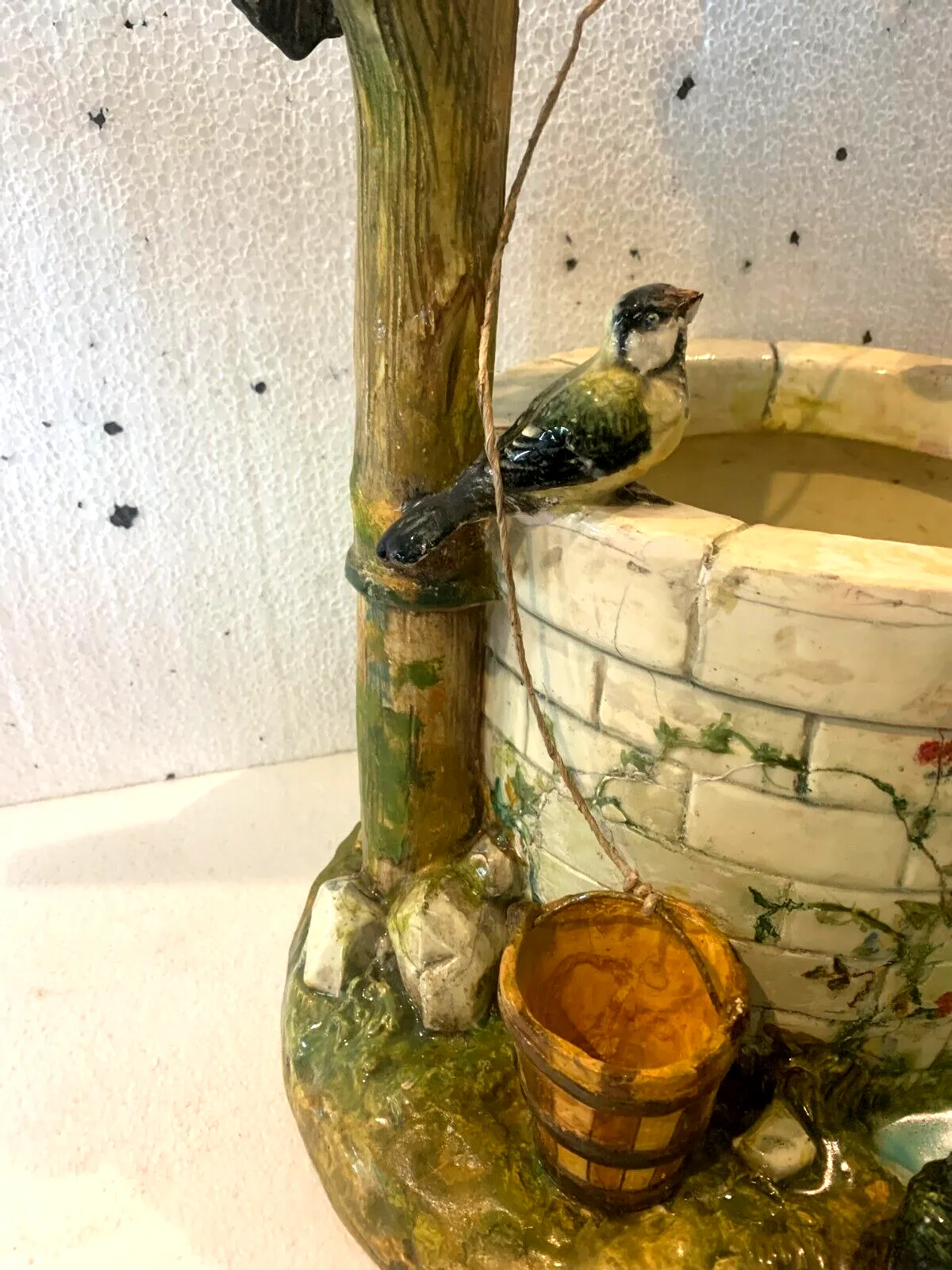 photo furniture Massier Dolphin Ceramic Well Of Vallauris 20th Century
