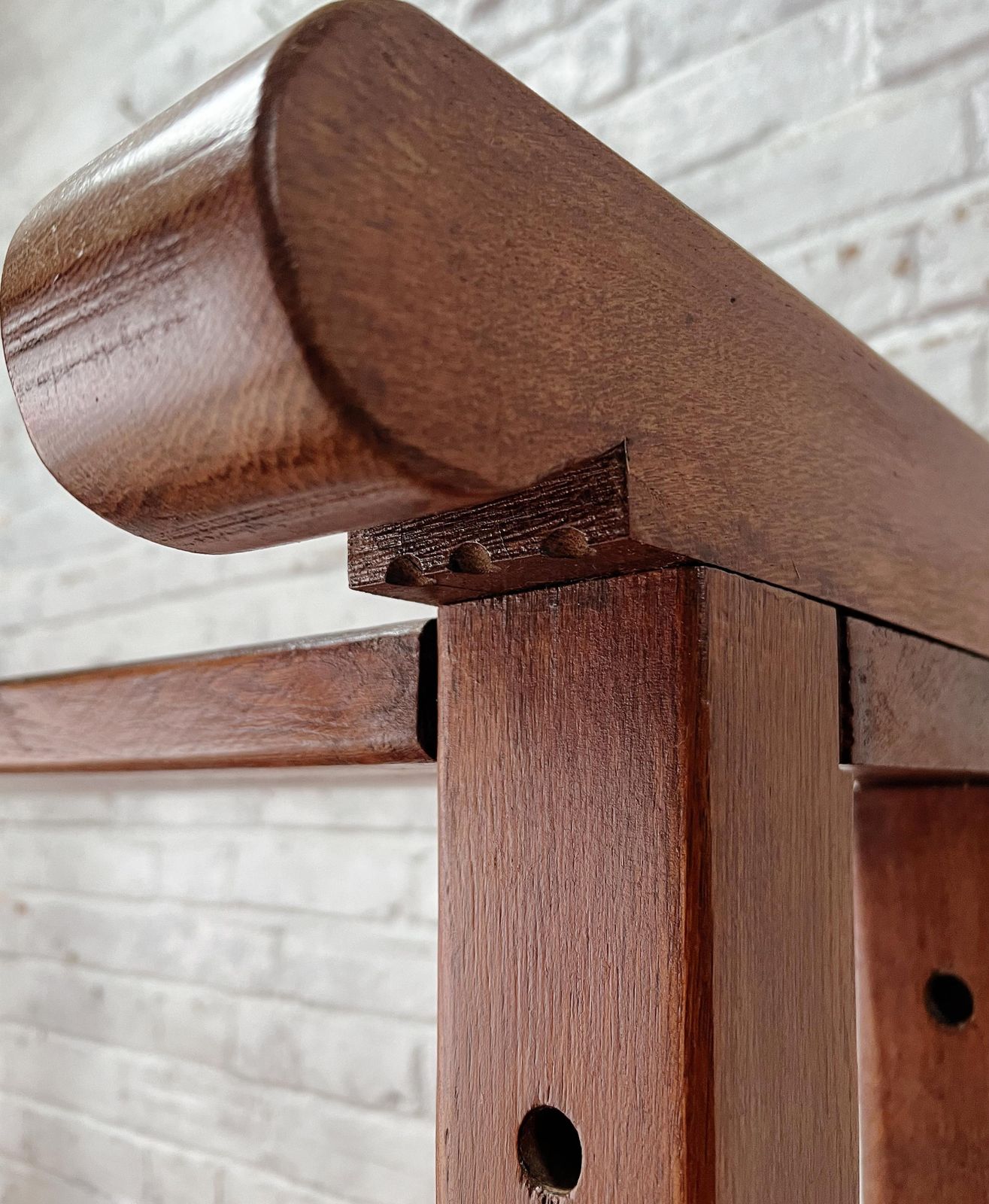 Antique Solid Oak Kitchen Shelving Unit photo 1595.0