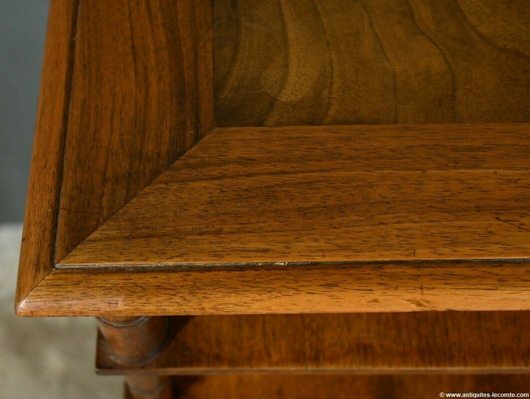 Revolving Walnut Bookcase, Stamped G.Lancelin – 1900 photo Furniture