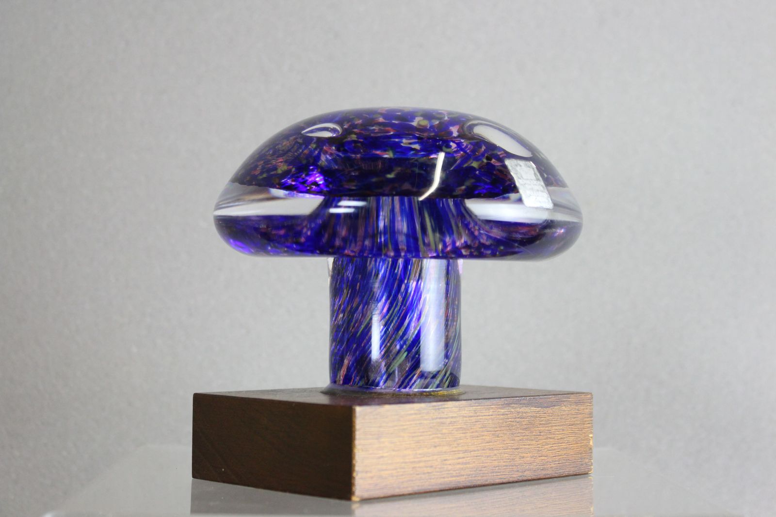 photo for sale Pair Mid 1970’s Royal Krona Glass Paperweights By Bengt Edenfalk