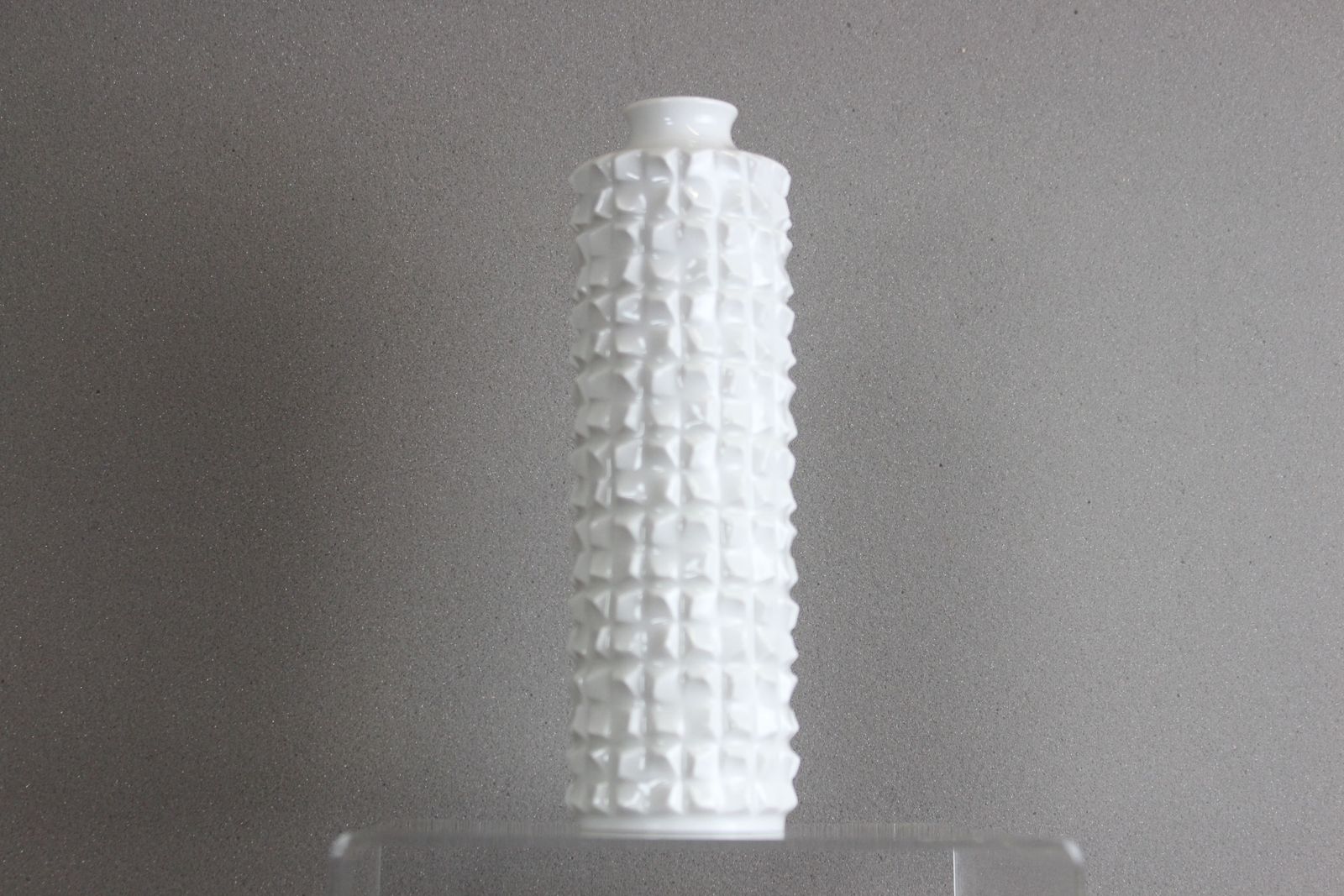 1960’s Meissen White Vase By Ludwig Zepner In Original Box