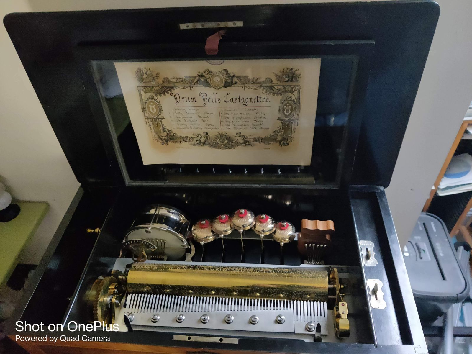 Fully Restored 19th Century Swiss Musical Box As Seen On The Antiques Roadshow photo furniture