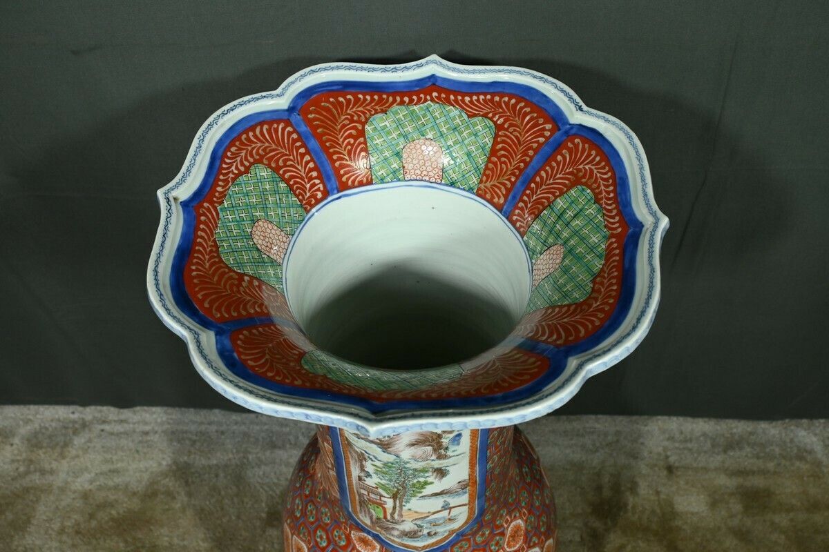 Japanese Porcelain Vase, Meiji Period – Late 19th Century photo 1320.0