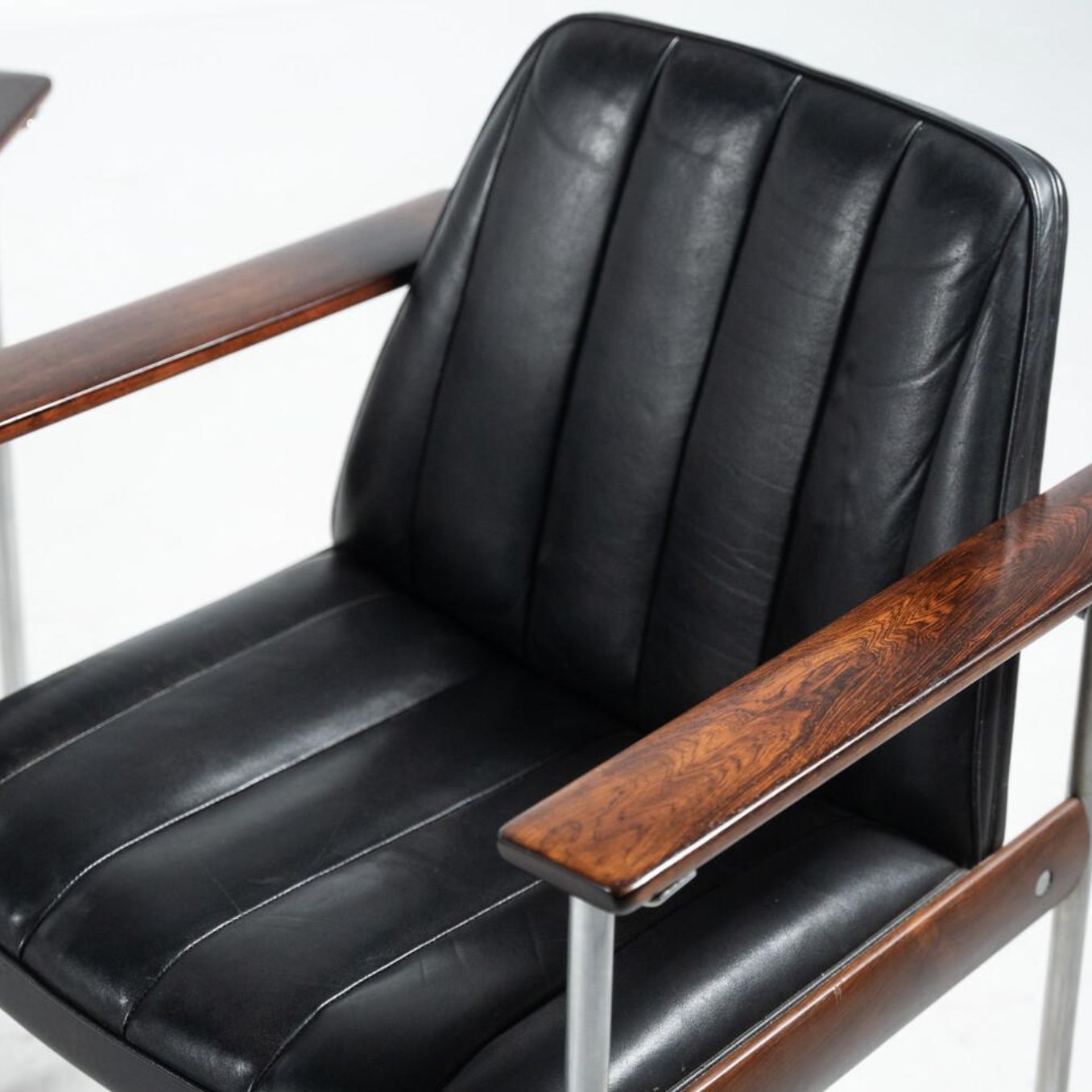 Mid Century Modern Pair Of Armchairs Model 1001 By Sven Ivar Dysthe For Dokka Mobler – 2 Pairs Available photo vinterior