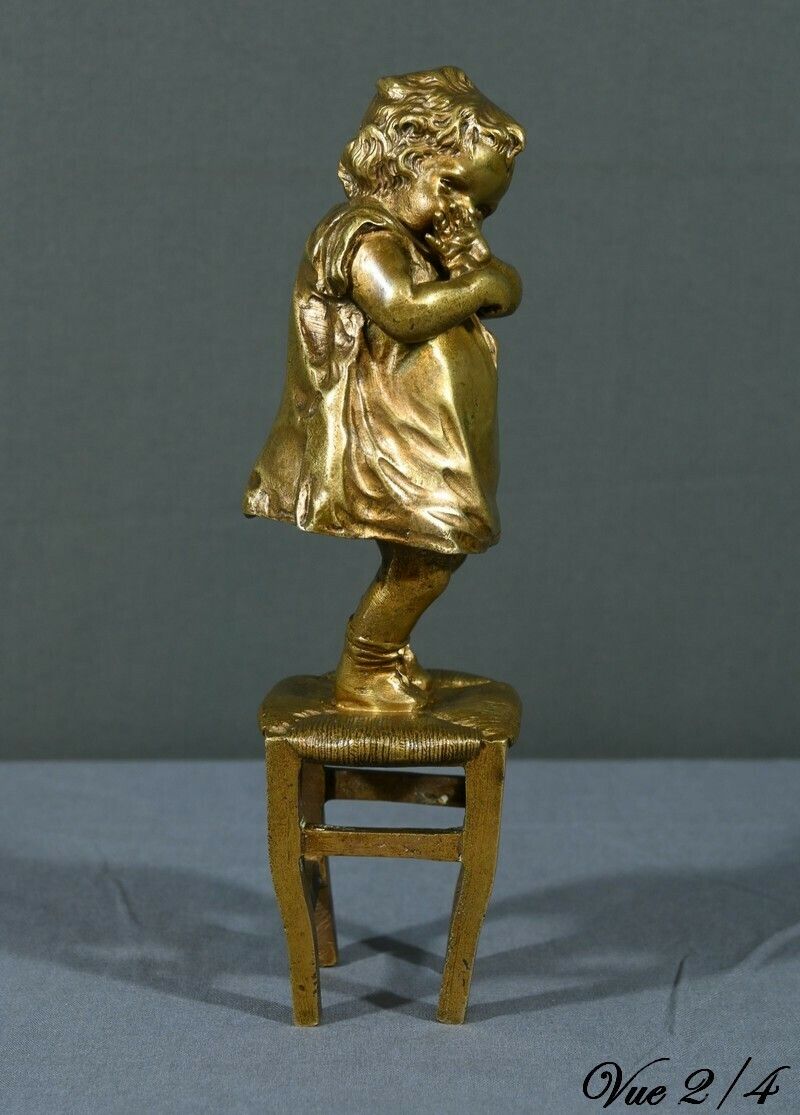610.0 Gilded Bronze Sculpture, After J.Clara – Part 1, 20th Century photo