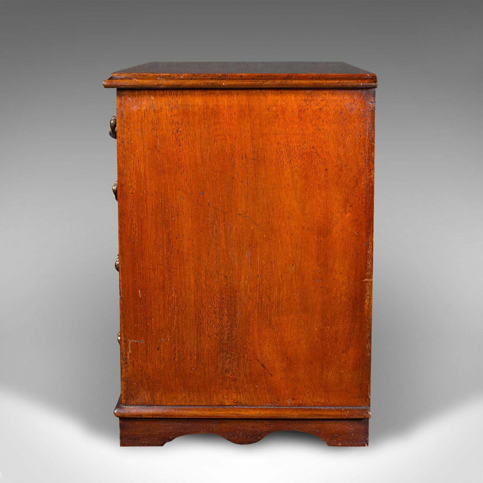 Antique Desktop Specimen Case, English, Miniature Chest Of Drawers, Victorian photo vinterior