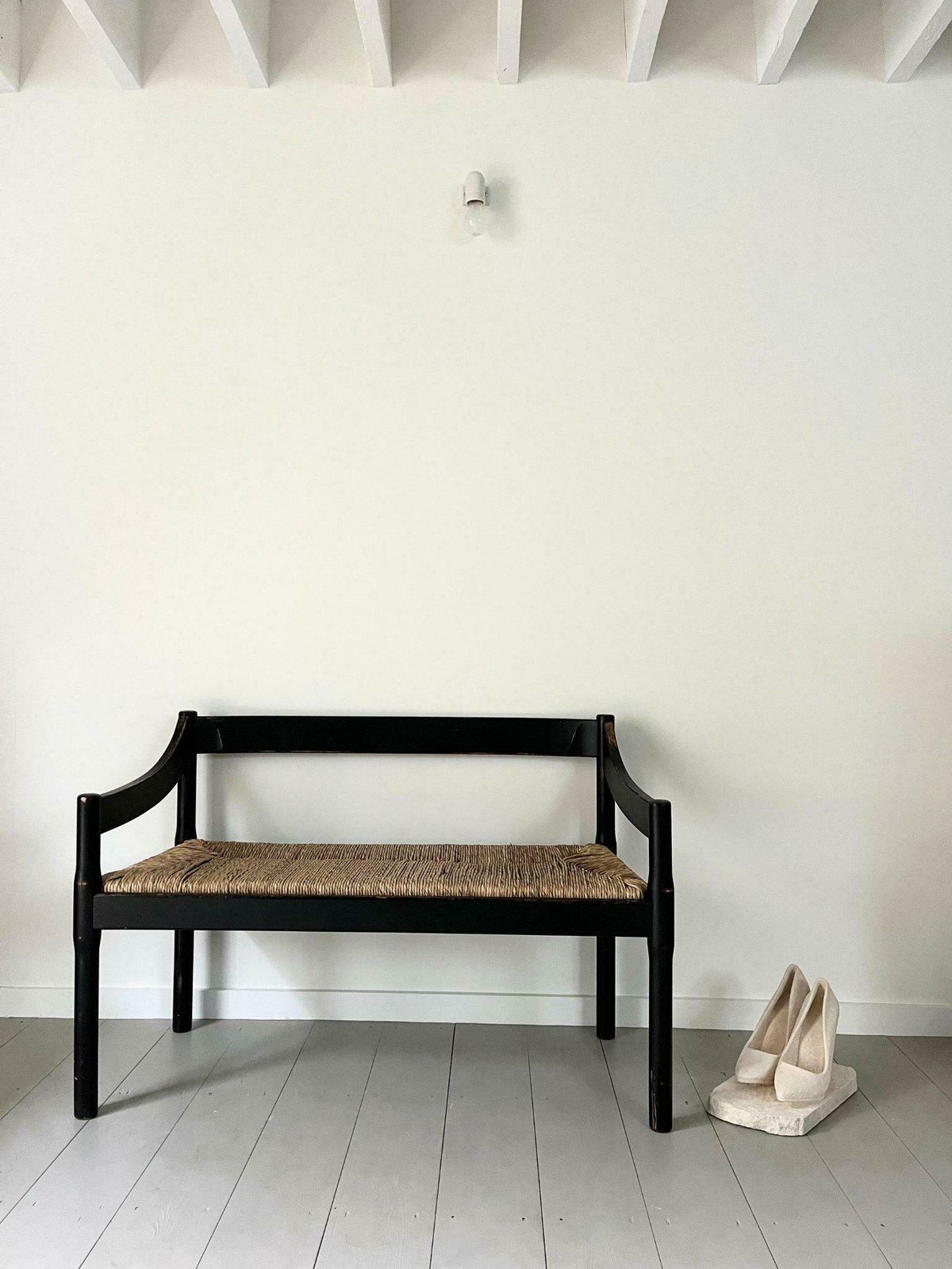 Stone Sculpture Of Stiletto Heel Shoes, Hand Carved Solid Limestone, Dressing Room Accessory Or Doorstop photo furniture