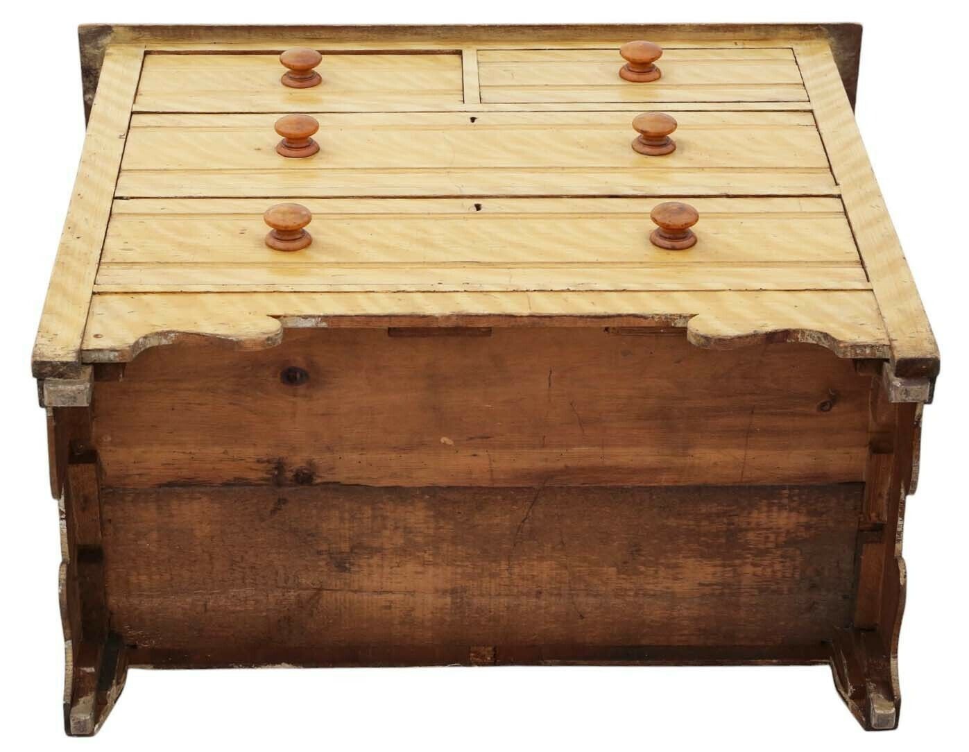 Antique Quality Scumble Glazed Dressing Chest Of Drawers/Table C.1900 photo buy
