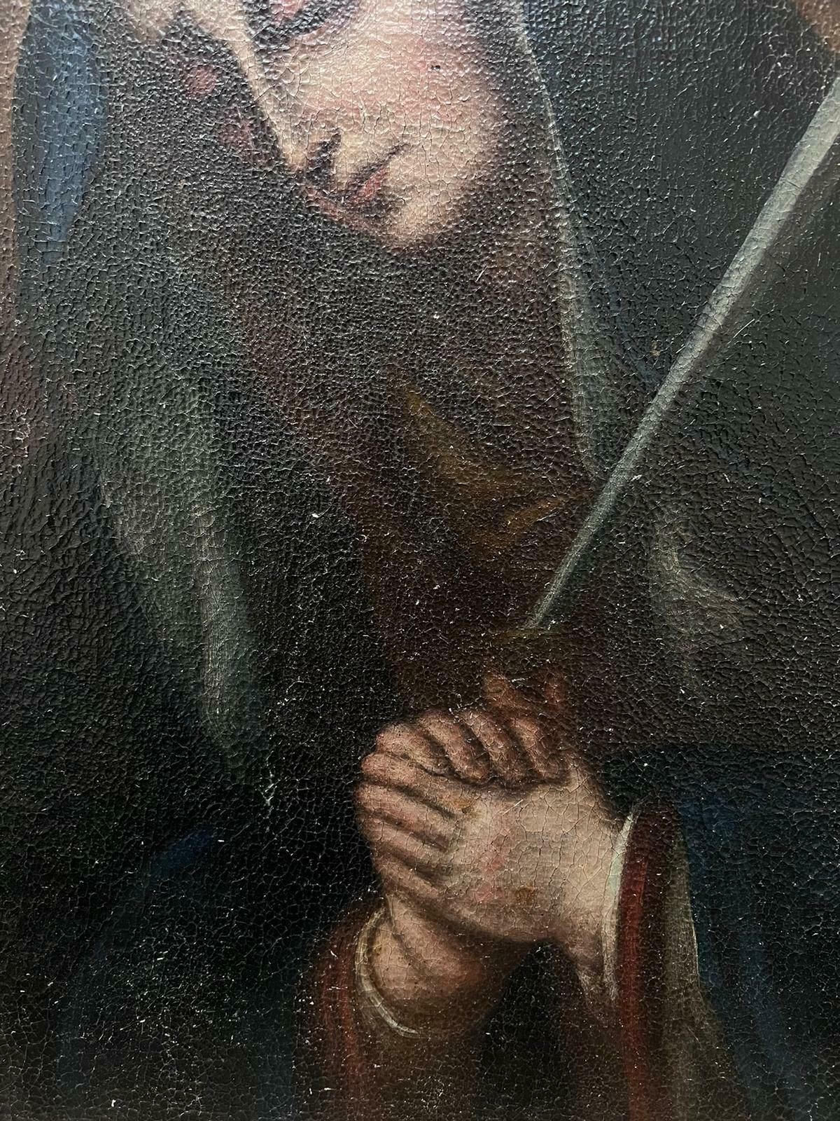 Art Unknownmanner Of Guido Reni (1575 1642) The Prophecy Of Simeon Large Antique Painting photo