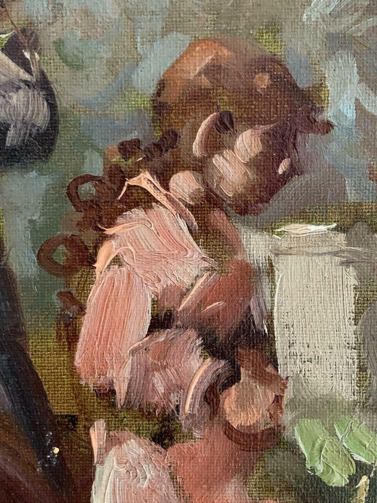 Tommaso Principetommaso Principe (B1942) Large Italian Signed Oil   Elegant Ladies In Parklandc.1980's photo vintage