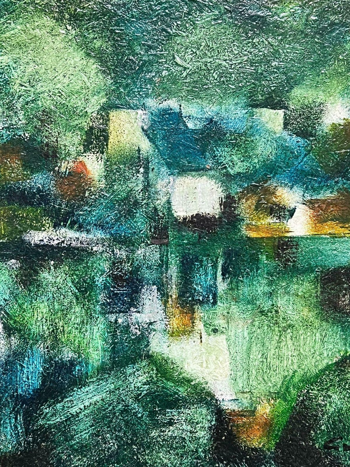 Gerard Guegueniatabstract Expressionist Oil French Modernist Landscape Painting Signed photo 2462.0