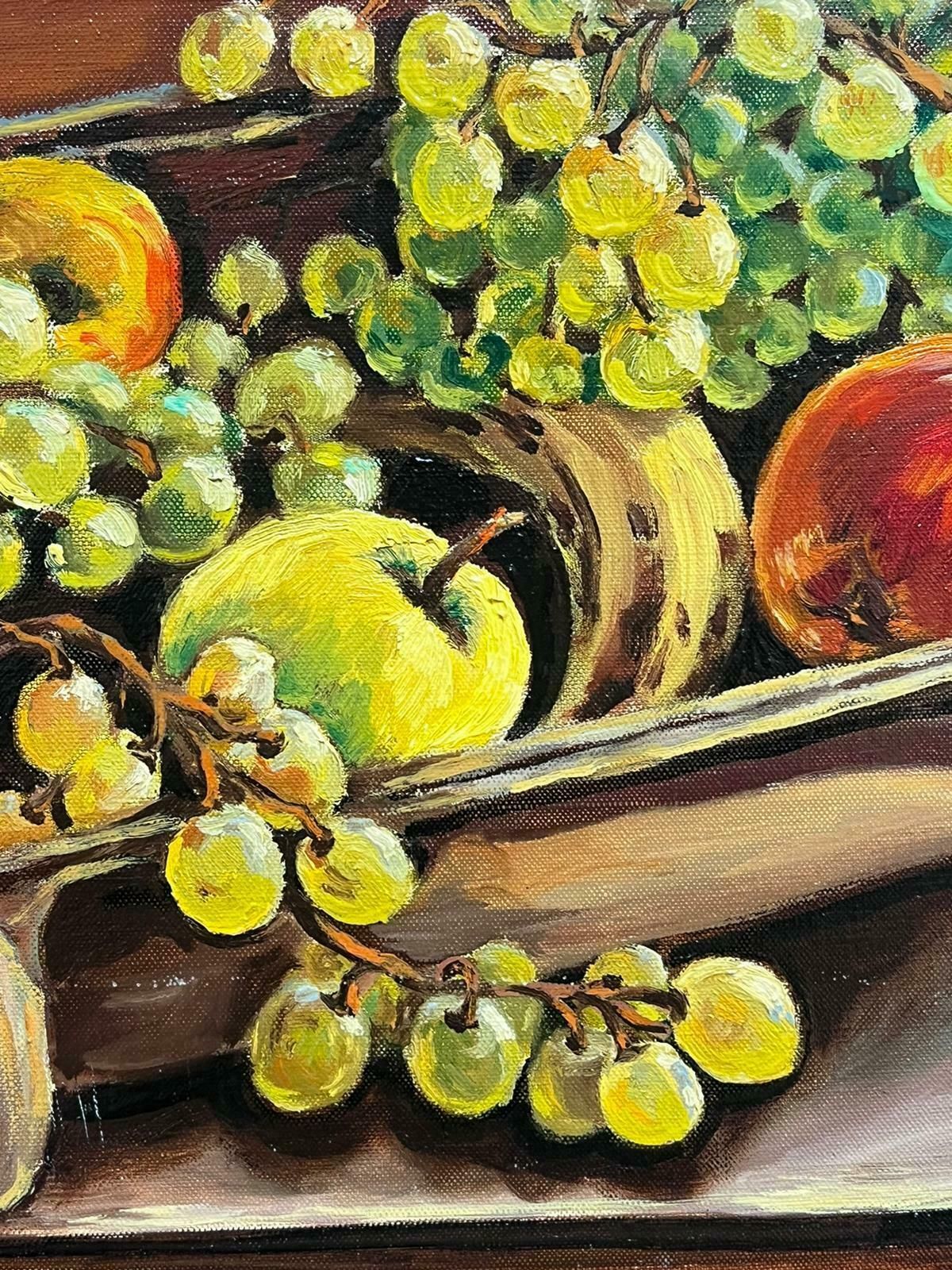 Georges Bordonovecontemporary French Impressionist Oil Classical Still Life Of Fruit photo 822.0
