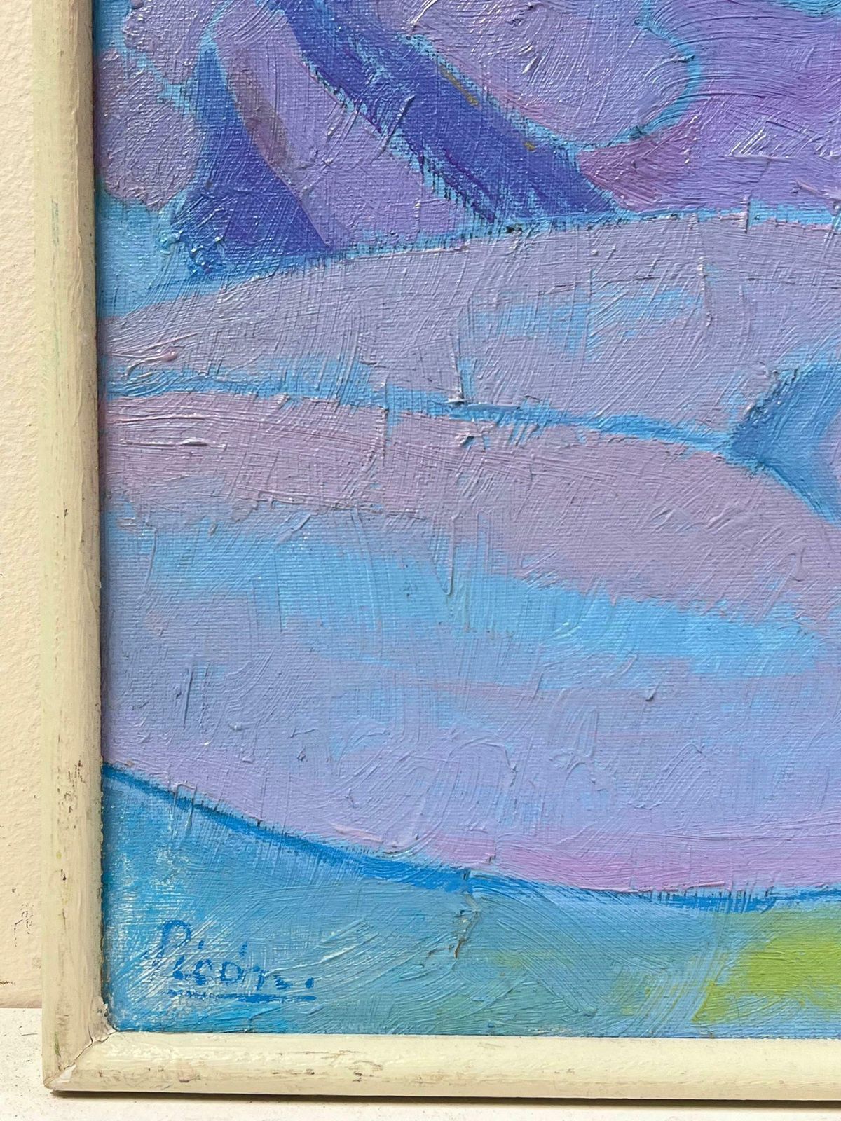 French Modernistsigned 20th Century French Modernist Oil Painting Naked Woman On Beach photo for sale