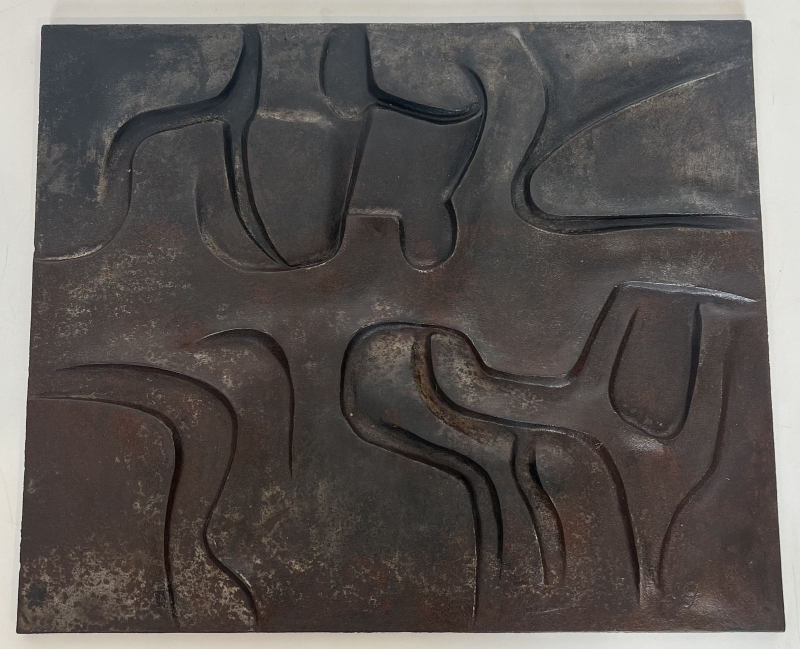 Modernist Cast Iron Fireplace Plate photo furniture