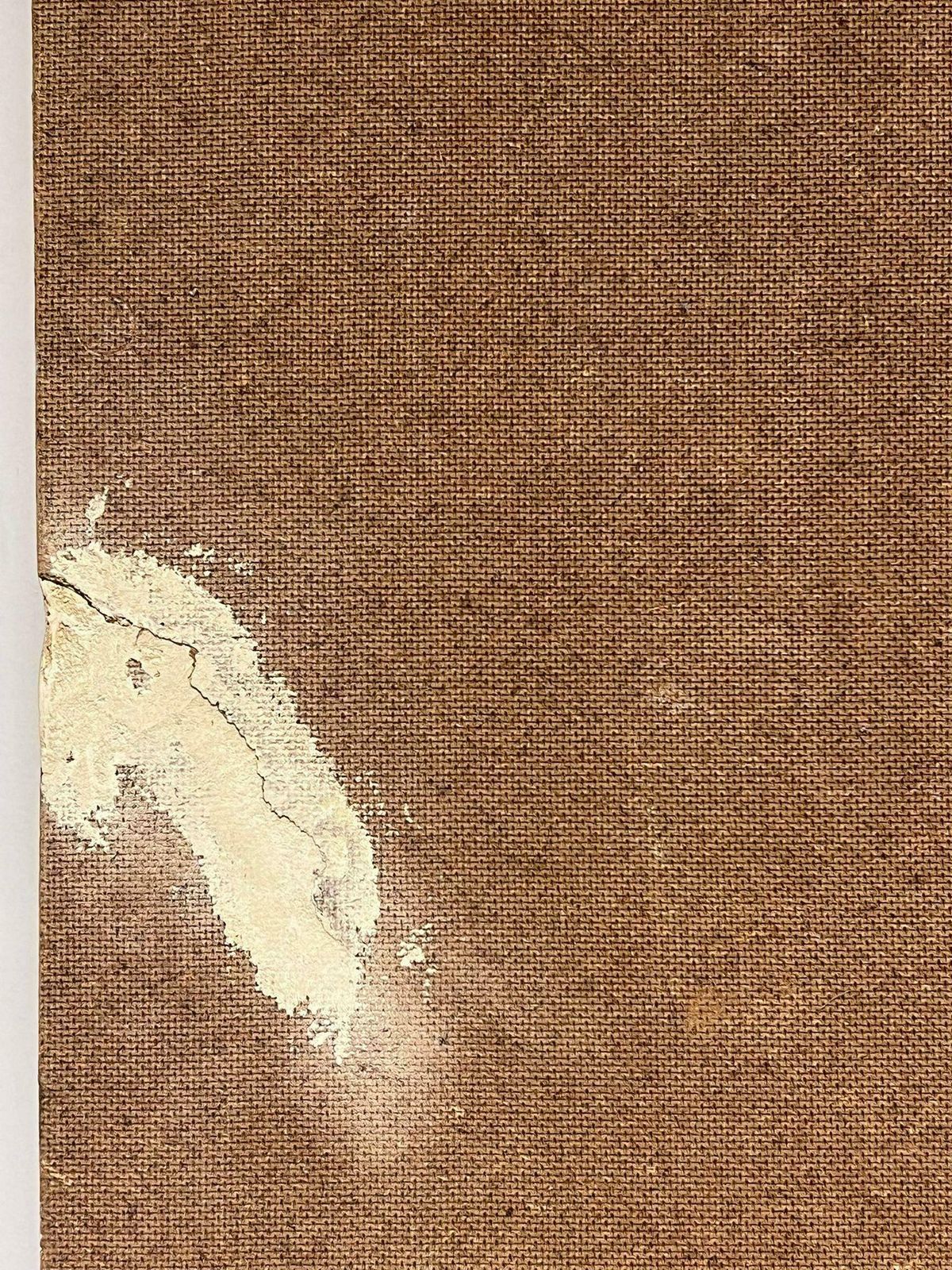 photo furniture French Schoolmid 20th Century French Expressionist Abstract Portrait Very Thick Impasto Oil
