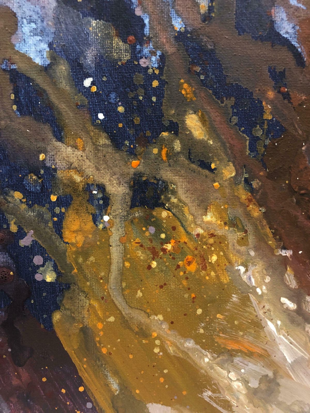 Minty Ramseycolourful Abstract Acrylic Painting Contemporary British Artist2020 photo vinterior