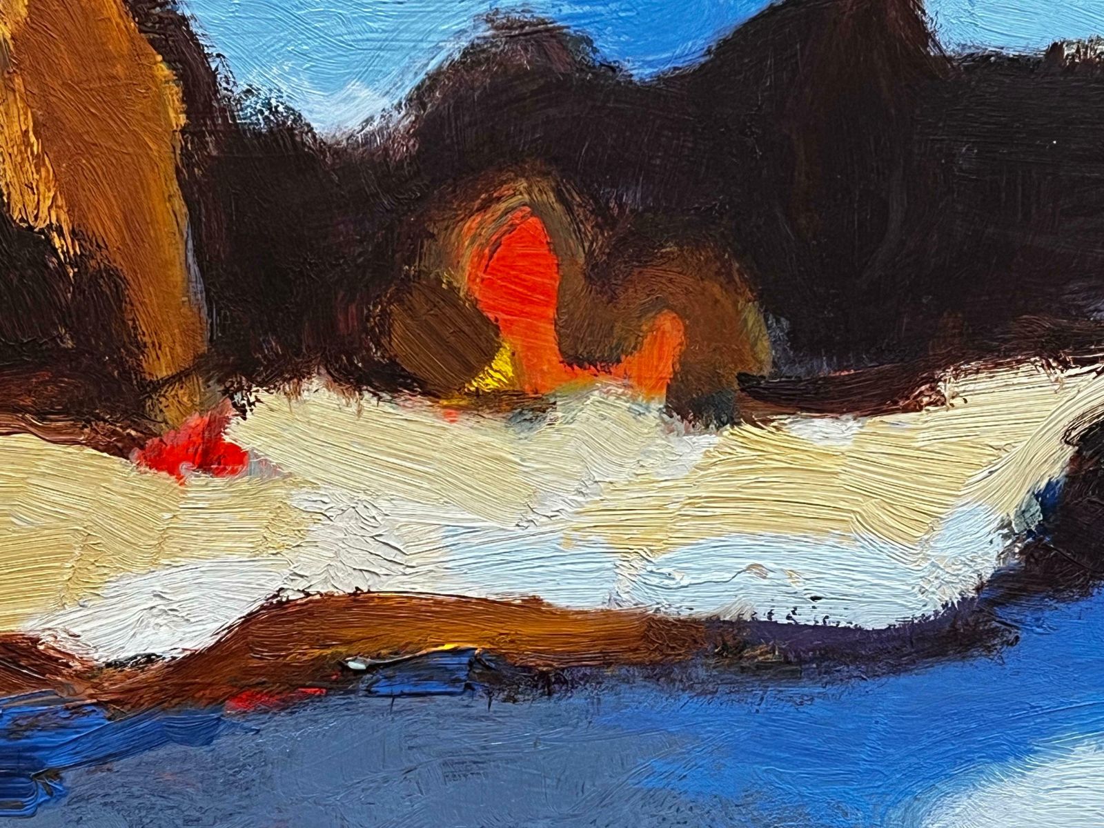 Elisabeth Hahn20th Century German Modernist Oil Painting   Abstract Landscape20th Century photo furniture