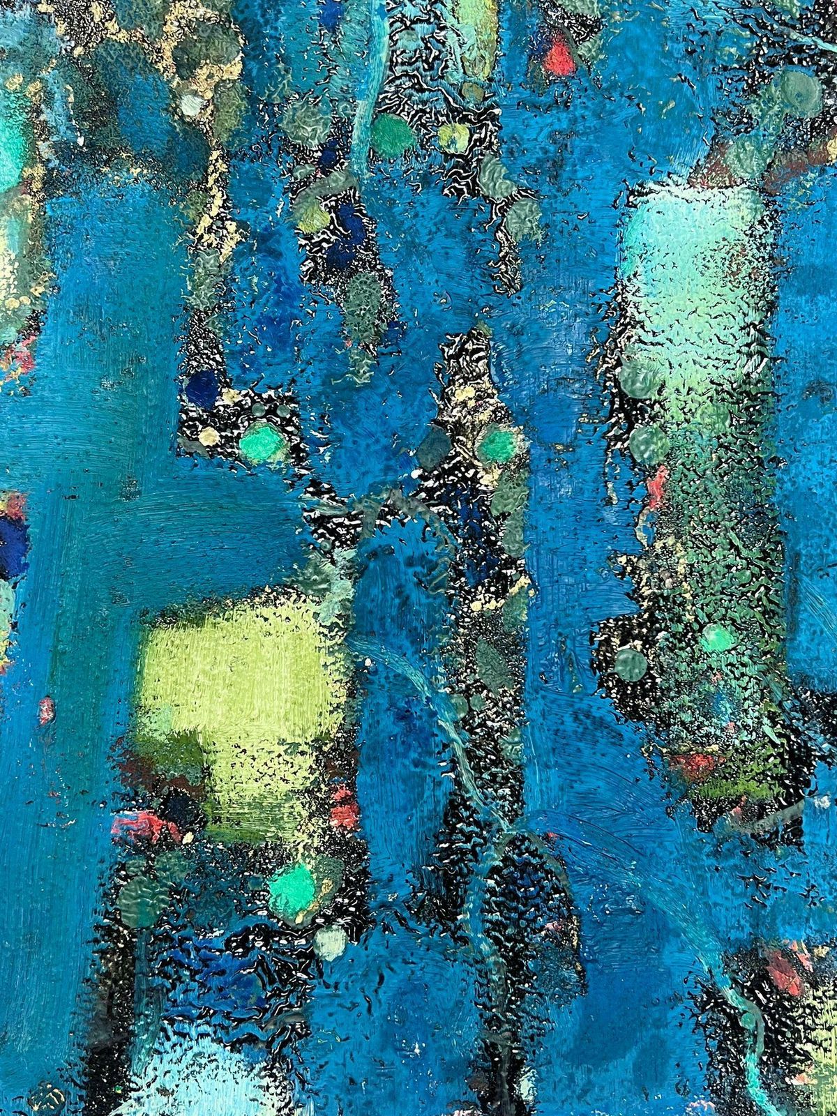 Andre Guilloufrench Expressionist Abstract 20th Century Oil Painting Blaze Of Colors photo for sale