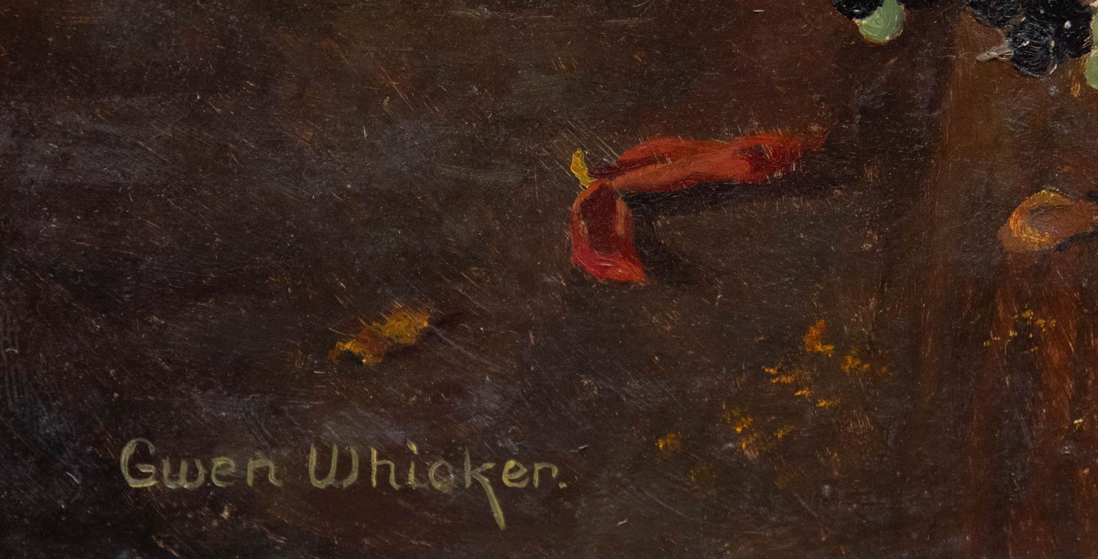 Gwen Whicker (1900 1966) Framed Mid 20th Century Oil, Late Summer Flowers photo vinterior
