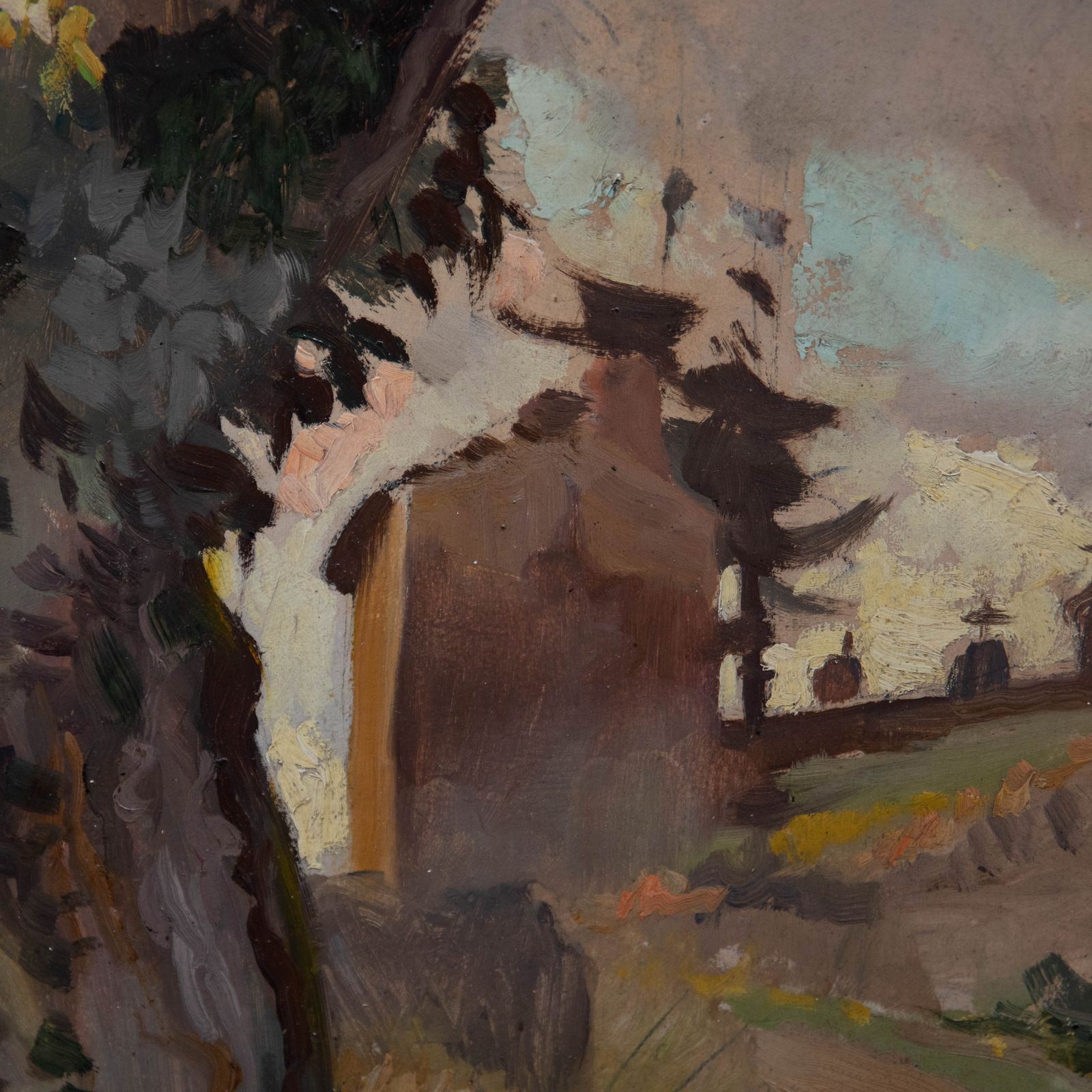 Jean Dulac (1902 1968) Framed Mid 20th Century Oil, The Old Walnut Tree photo 405.0