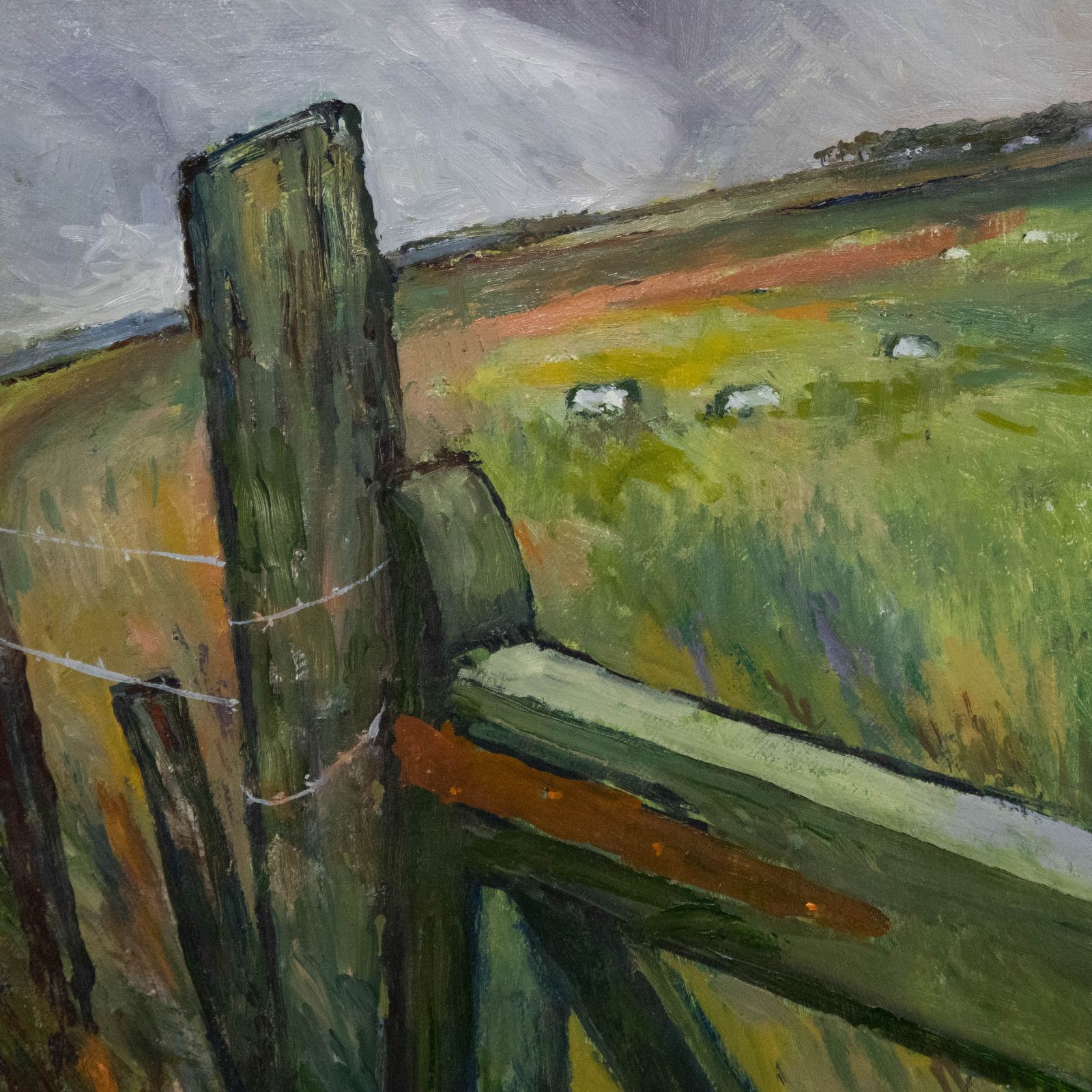 Albert B. Ogden (1928 2022) 20th Century Oil, Roeburndale Fell photo Art