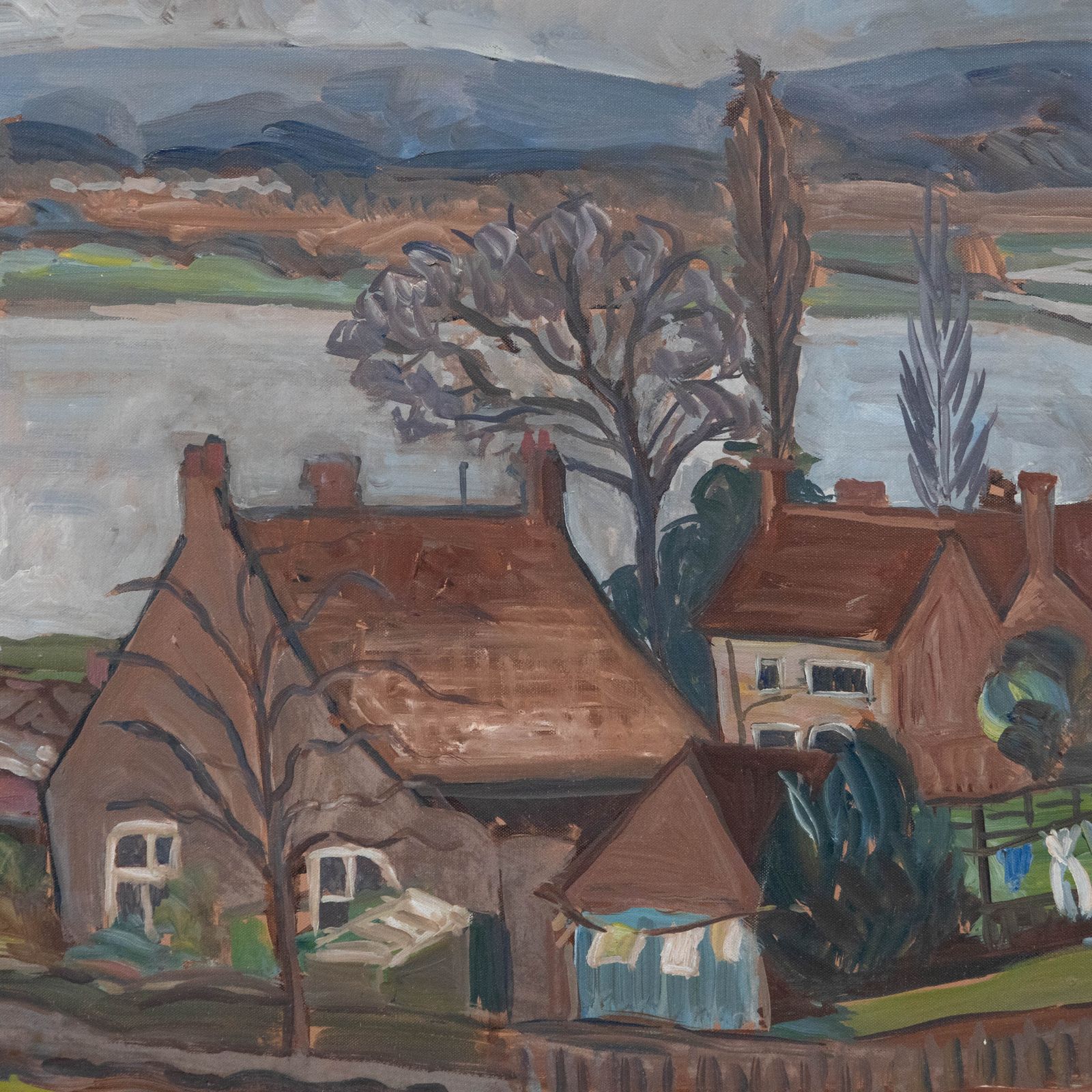 J. A. C.  1962 Oil, From The Summer House photo Art