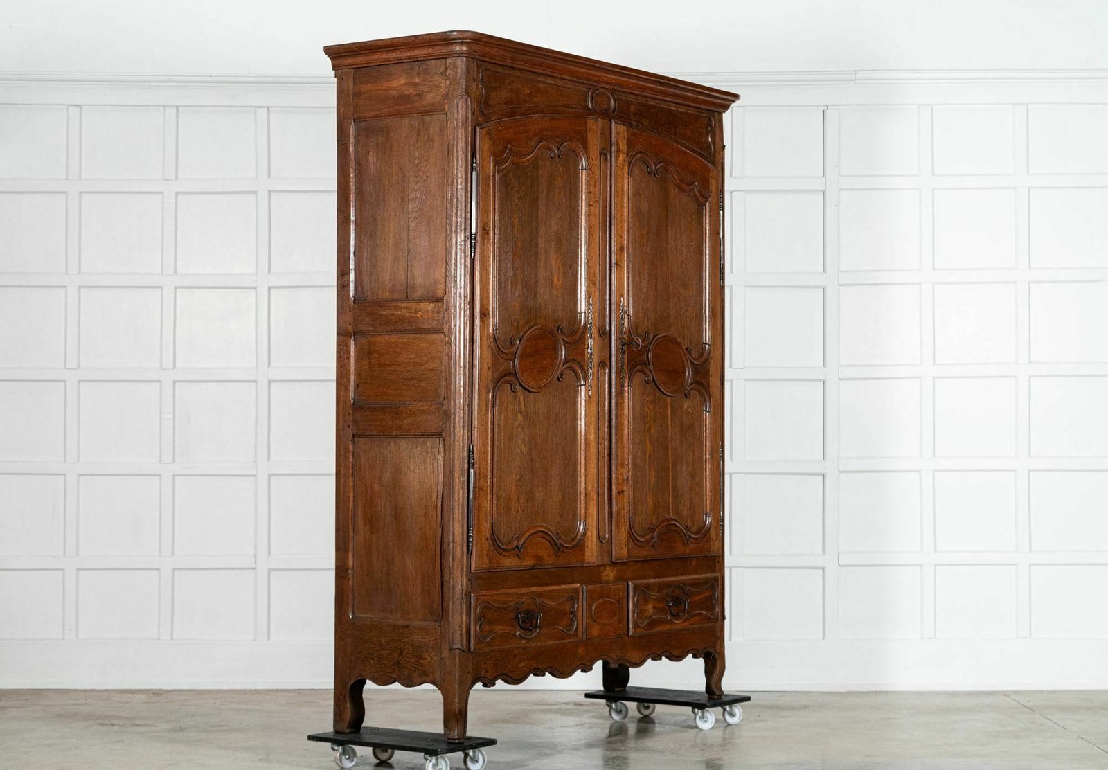 Large 19thc French Oak Armoire photo for sale