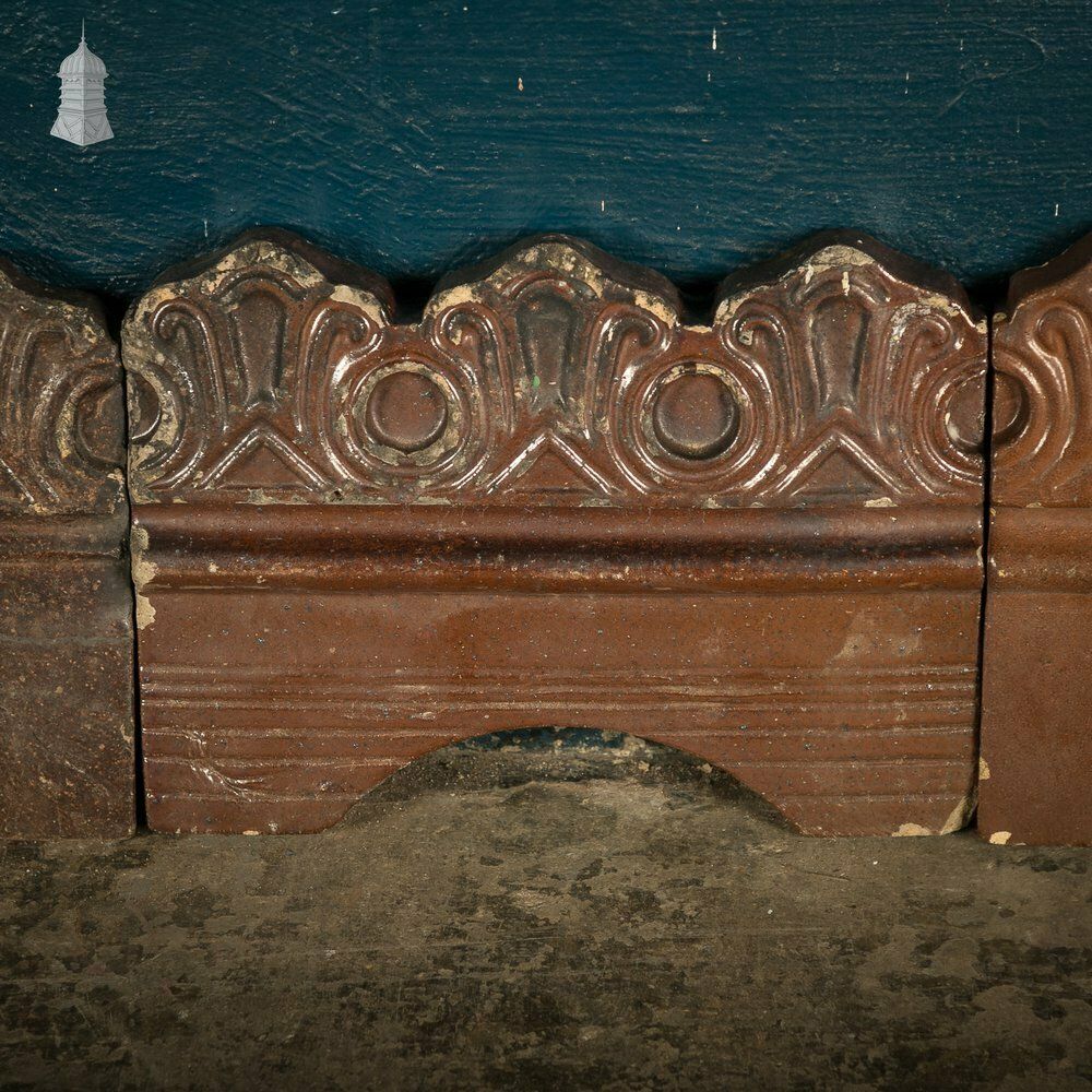 Scalloped Garden Edging, Matched Set Of 29 Salt Glazed Path Edging   A Run Of 8.5m photo furniture