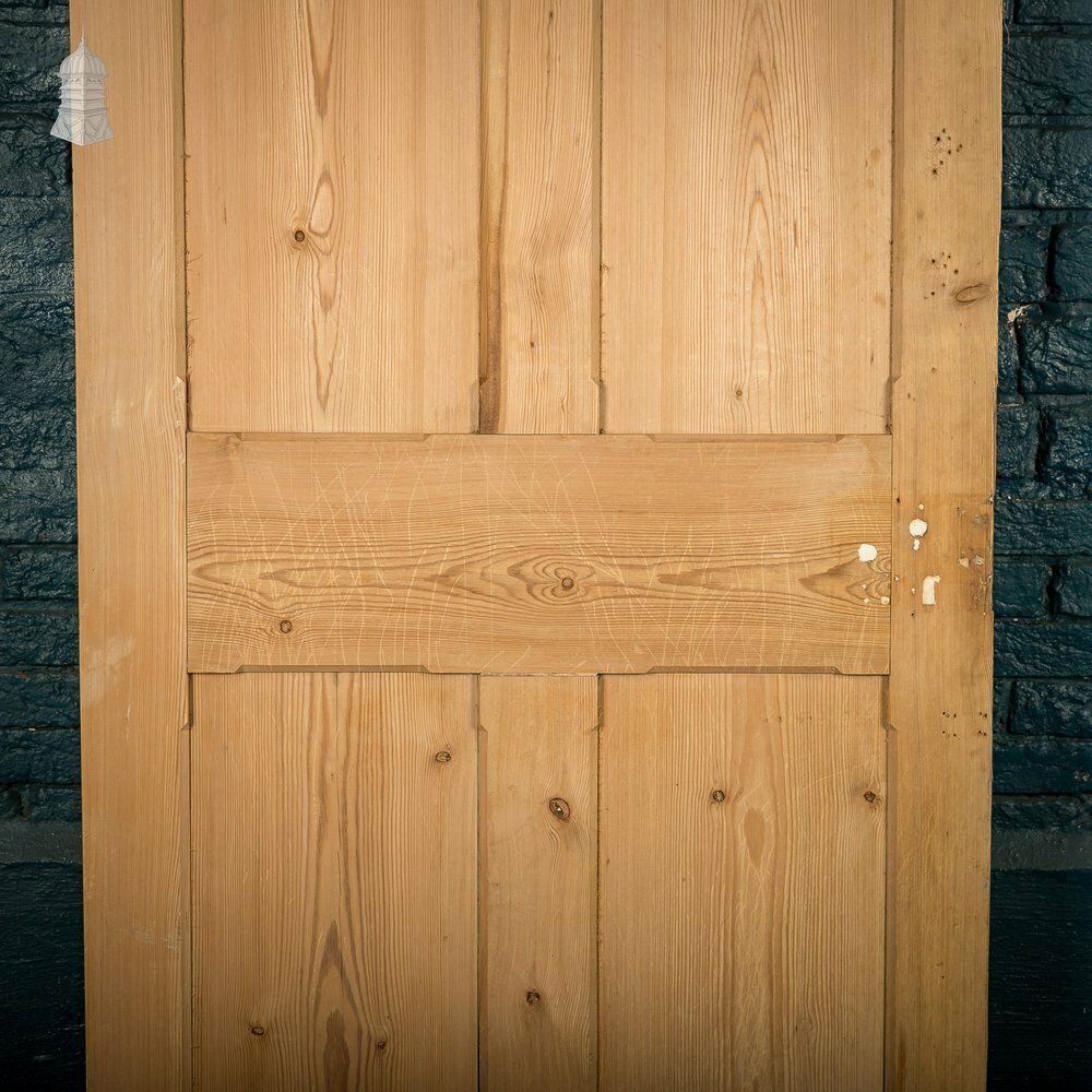 Pine Panelled Door, 4 Panel, Stop Chamfer Detail photo for sale