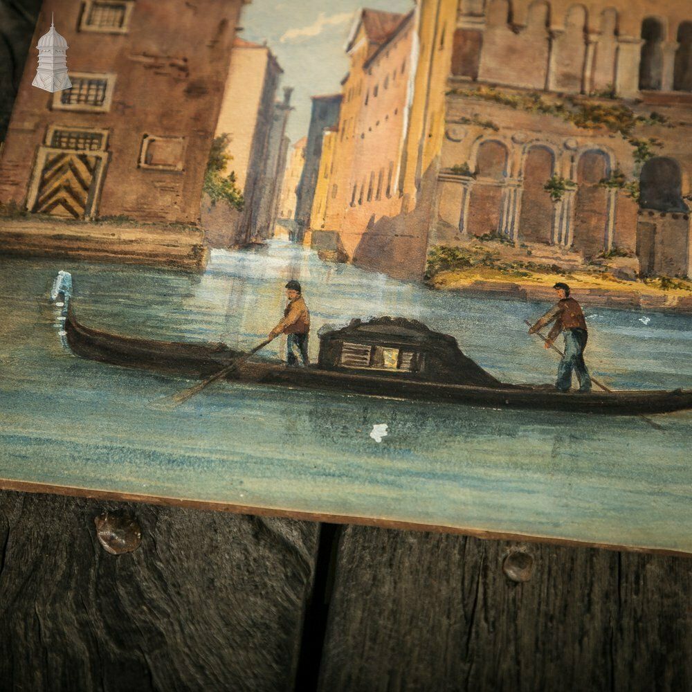 photo furniture Venetian Watercolour Paintings, Set Of 4