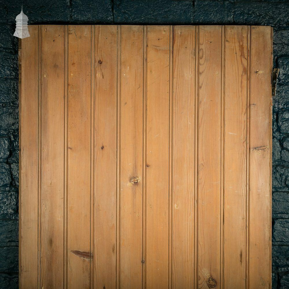 photo for sale Framed Plank Door, Beaded Pine