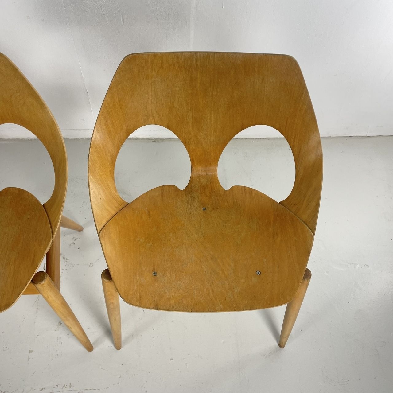 photo furniture Set Of 4 1950s Carl Jacobs Kandya Jason Chairs
