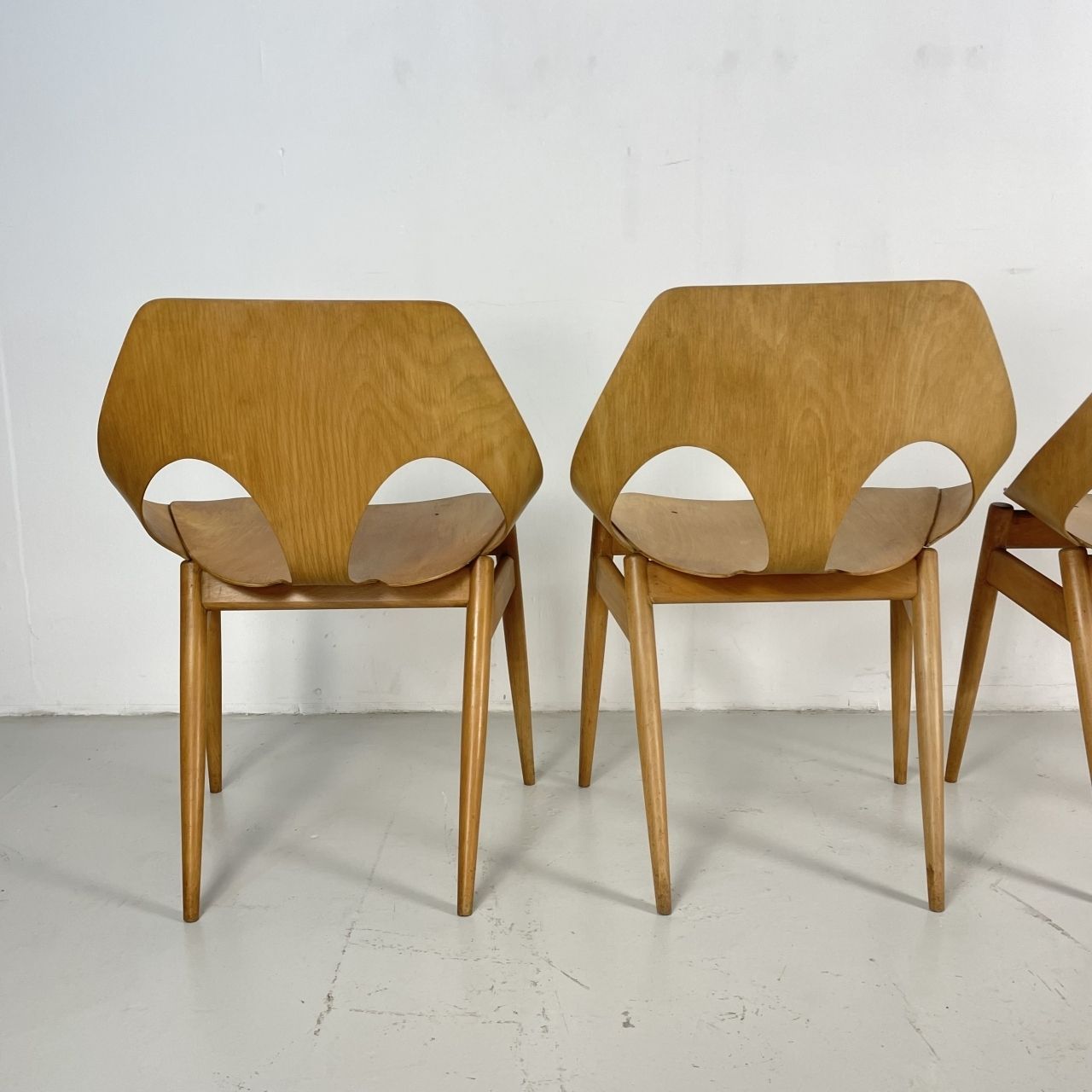 photo buy Set Of 4 1950s Carl Jacobs Kandya Jason Chairs